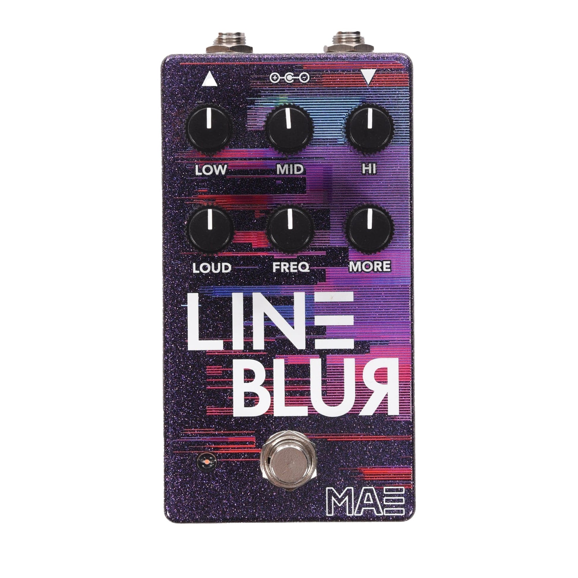 blurry pedal Mask Audio Electronics Line Blur EQ Pedal Dark Purple