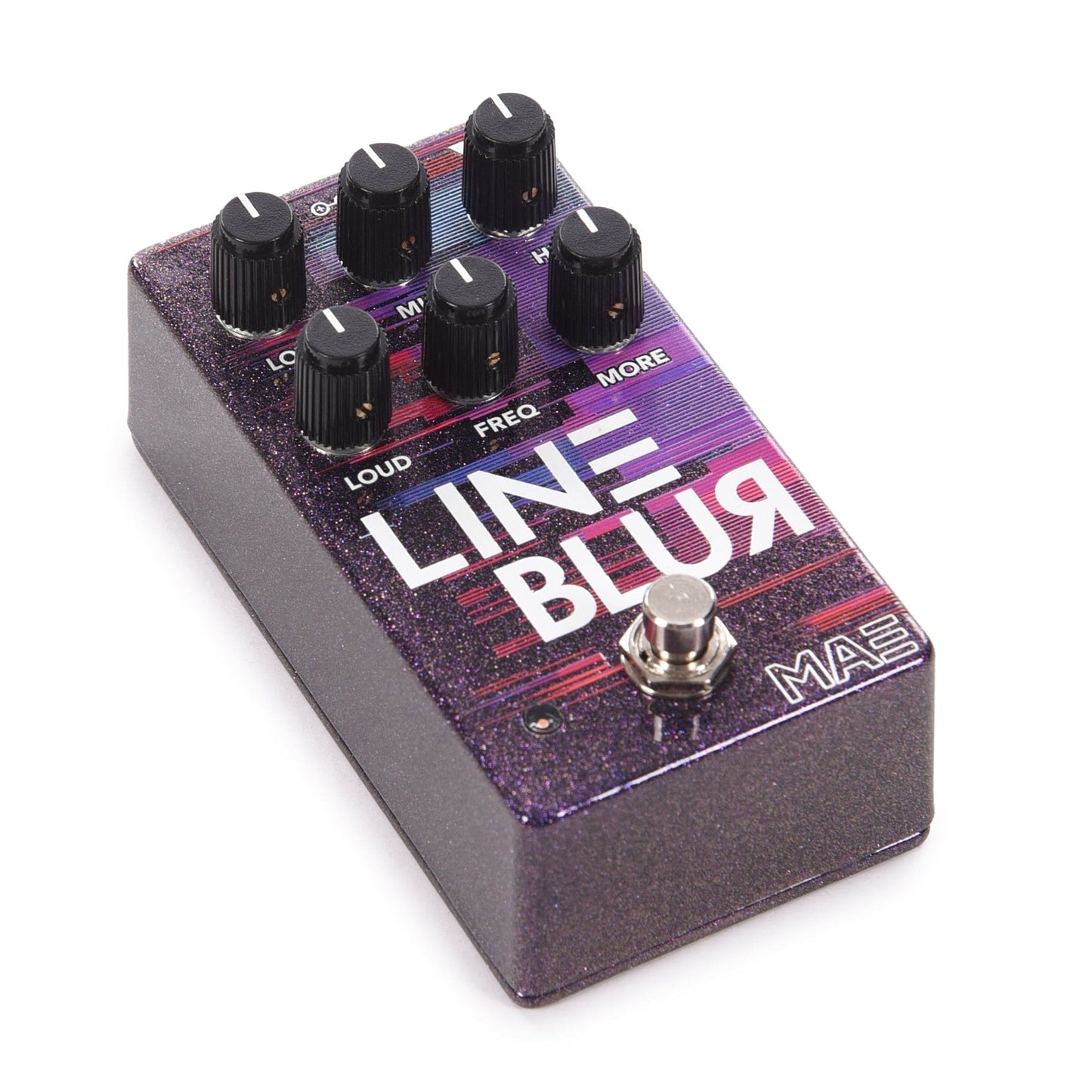 Mask Audio Electronics Line Blur EQ Pedal Dark Purple Effects and Pedals / EQ