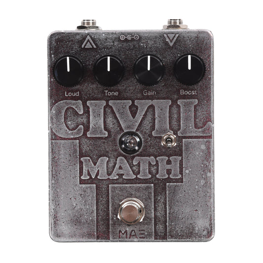 Mask Audio Electronics Civil Math Color Shift Acid Fuzz Pedal (2024 Chicago Boutique Effects Pedal Bonanza Special Edition) Effects and Pedals / Fuzz