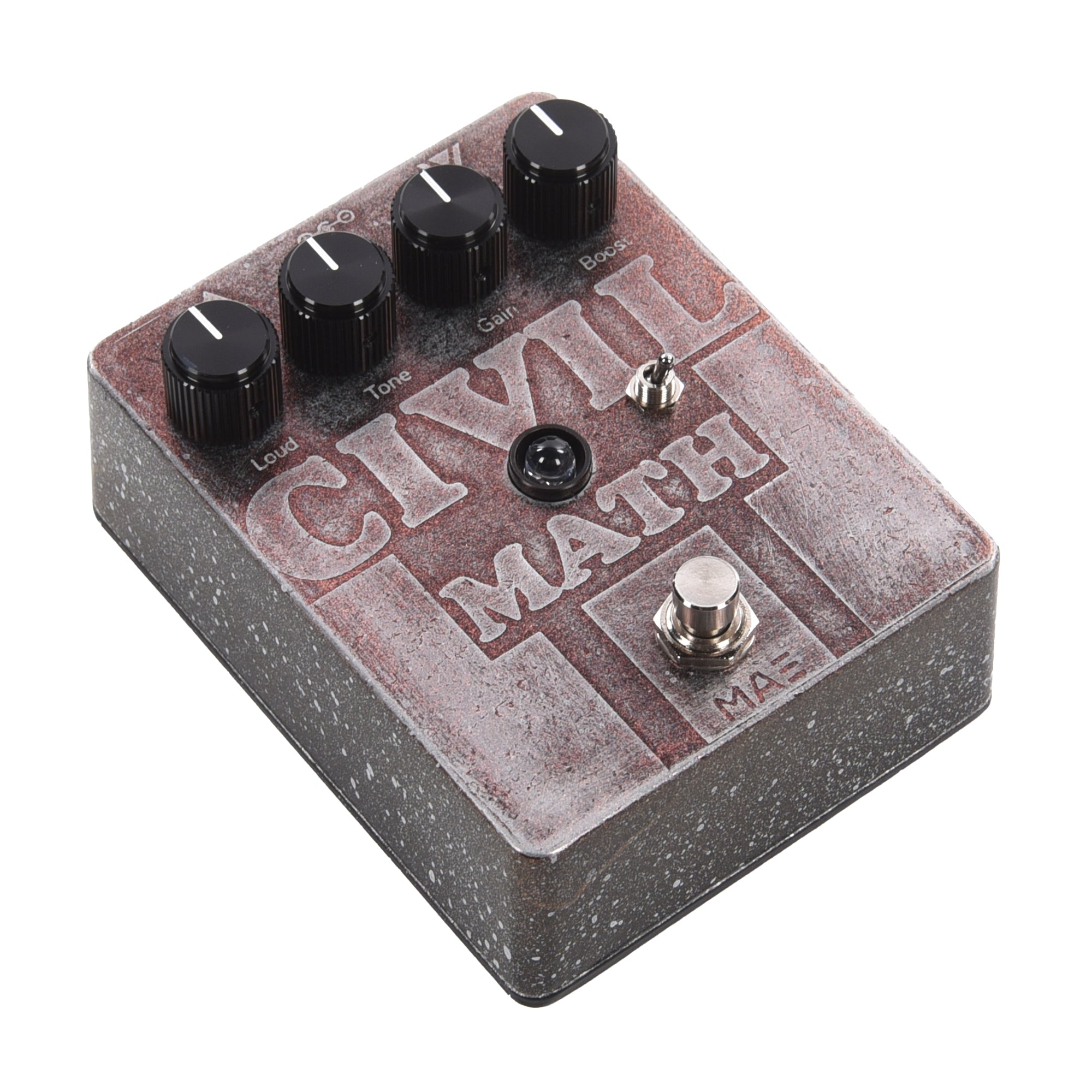 Mask Audio Electronics Civil Math Color Shift Acid Fuzz Pedal (2024 Chicago Boutique Effects Pedal Bonanza Special Edition) Effects and Pedals / Fuzz