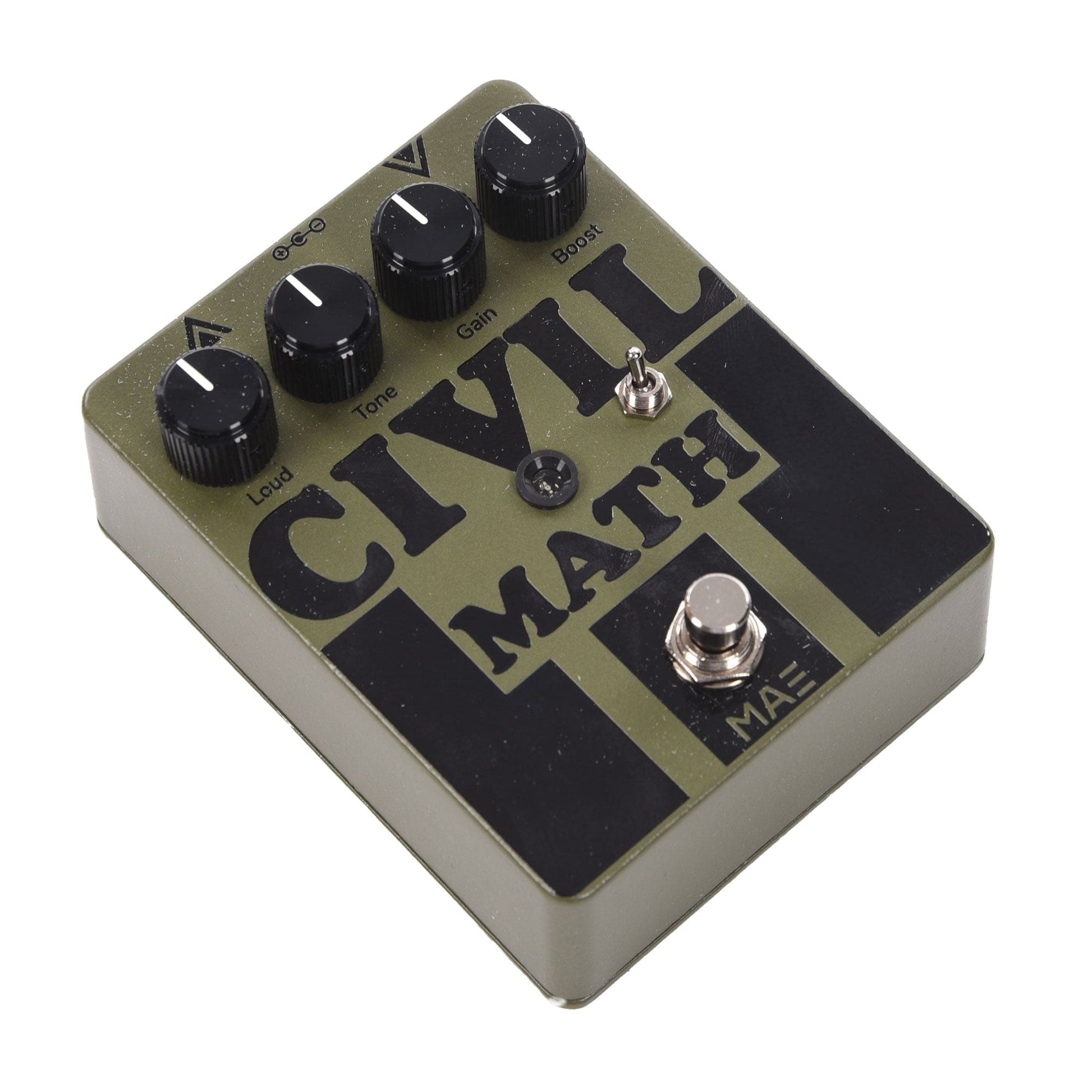 Mask Audio Electronics Civil Math Fuzz Pedal Army Green
