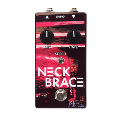 Mask Audio Electronics Neckbrace Phaser Pedal Dark Pink Effects and Pedals / Phase Shifters