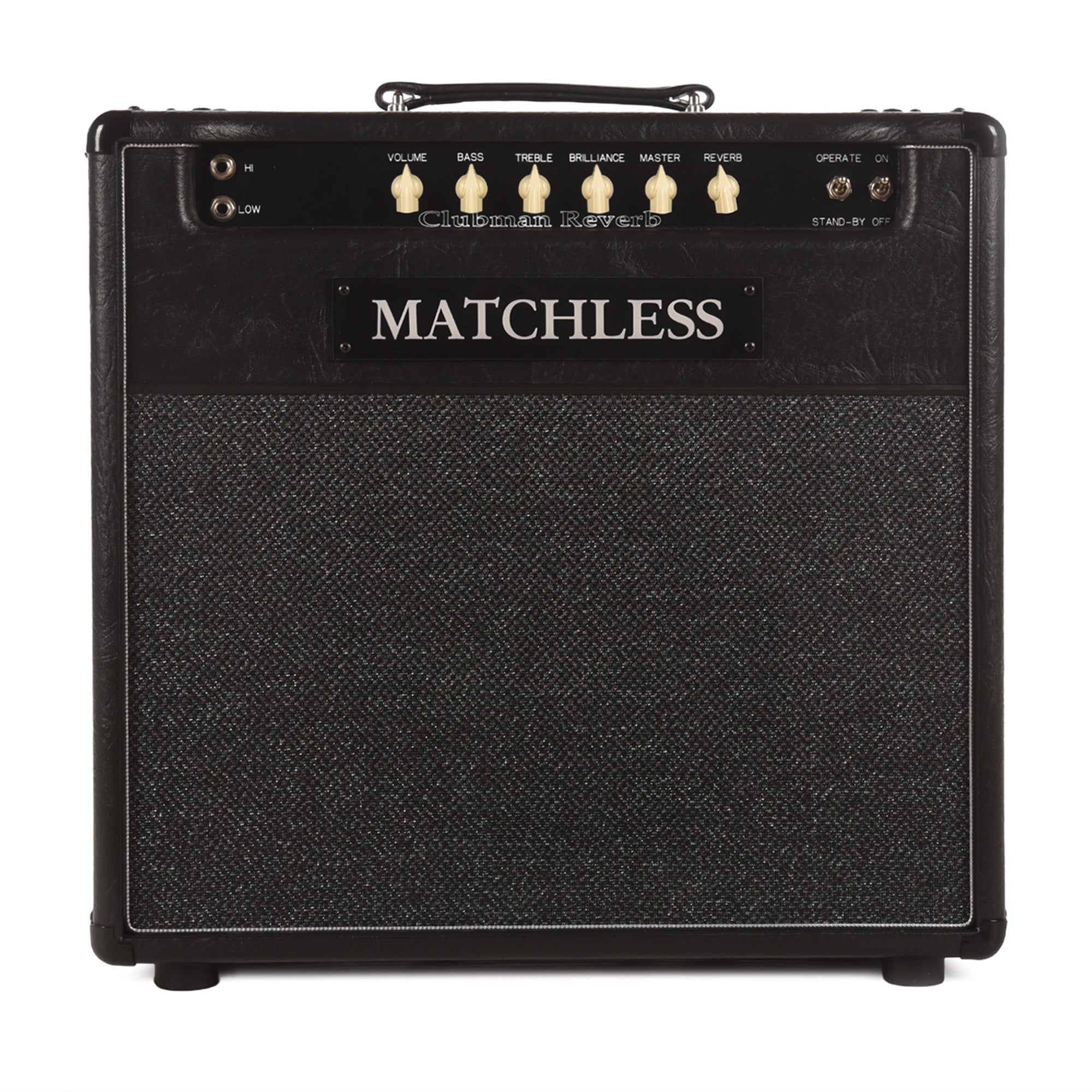 Matchless Clubman Reverb 35W 1x12 Combo Amp Black Amplifiers