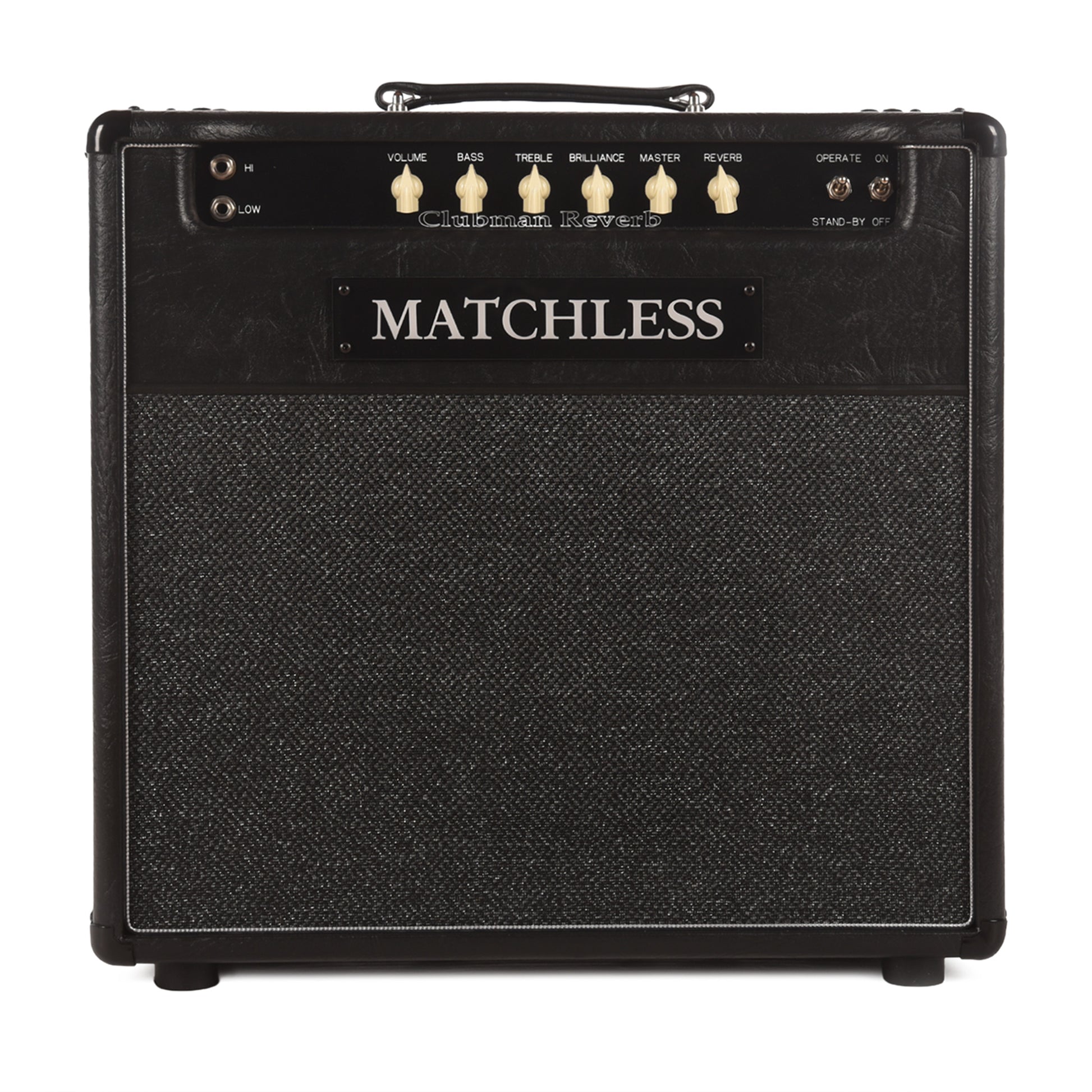 Matchless Clubman Reverb 35W 1x12 Combo Amp Black Amplifiers