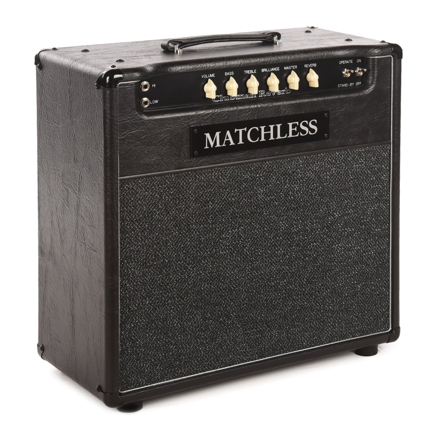 Matchless Clubman Reverb 35W 1x12 Combo Amp Black Amplifiers