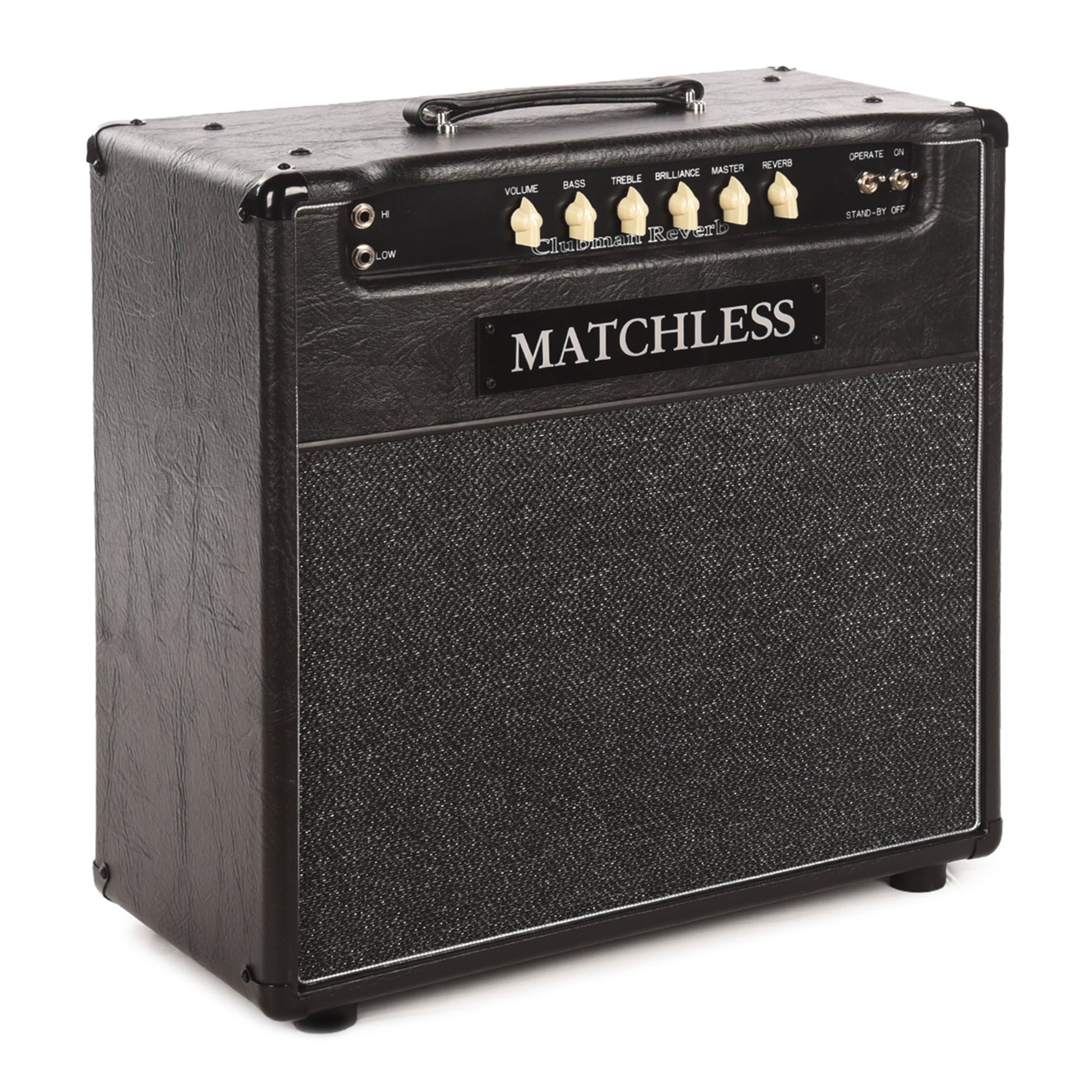 Matchless Clubman Reverb 35W 1x12 Combo Amp Black Amplifiers