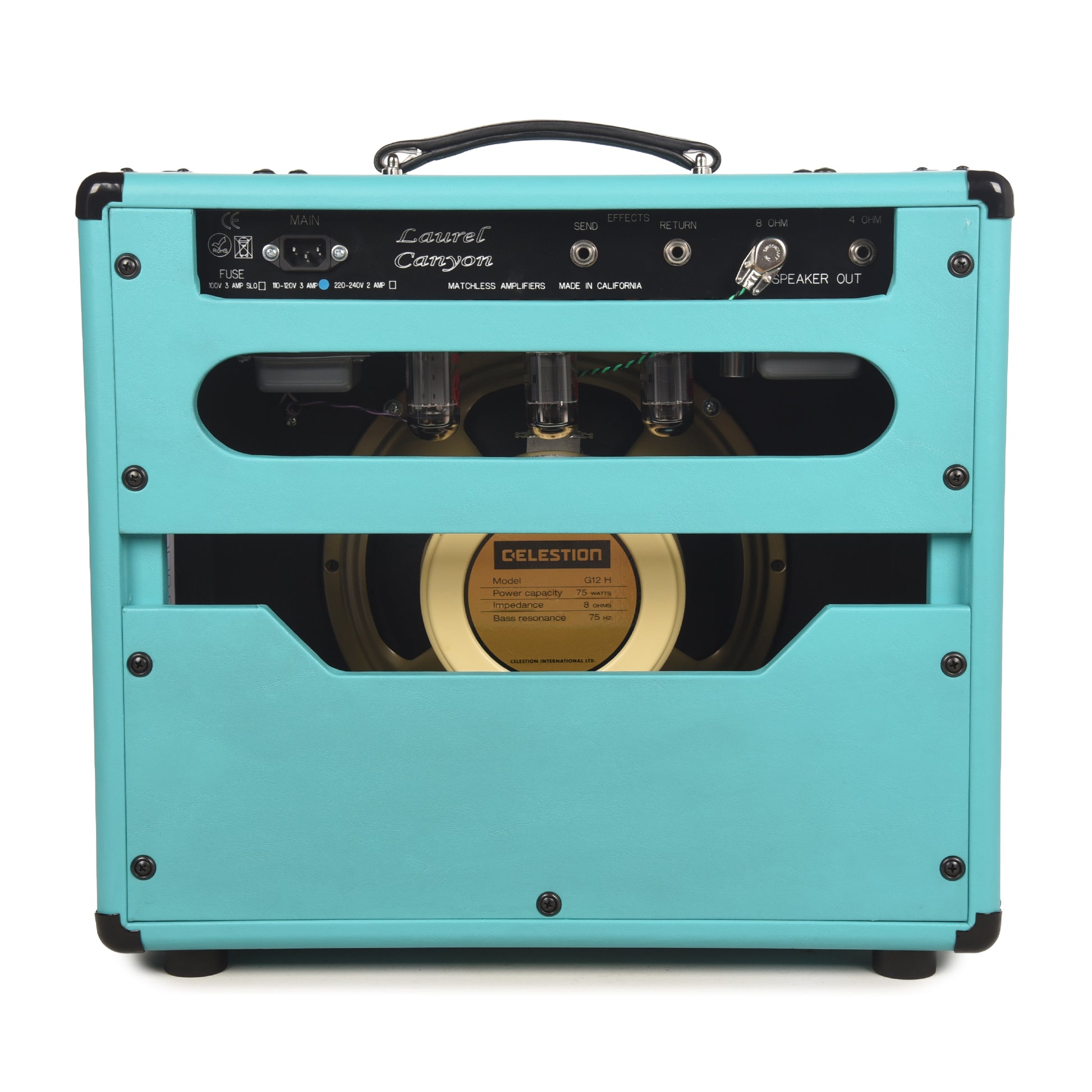 Matchless Laurel Canyon 20W 1x12" Combo Turquoise w/ Gold Grille Amplifiers