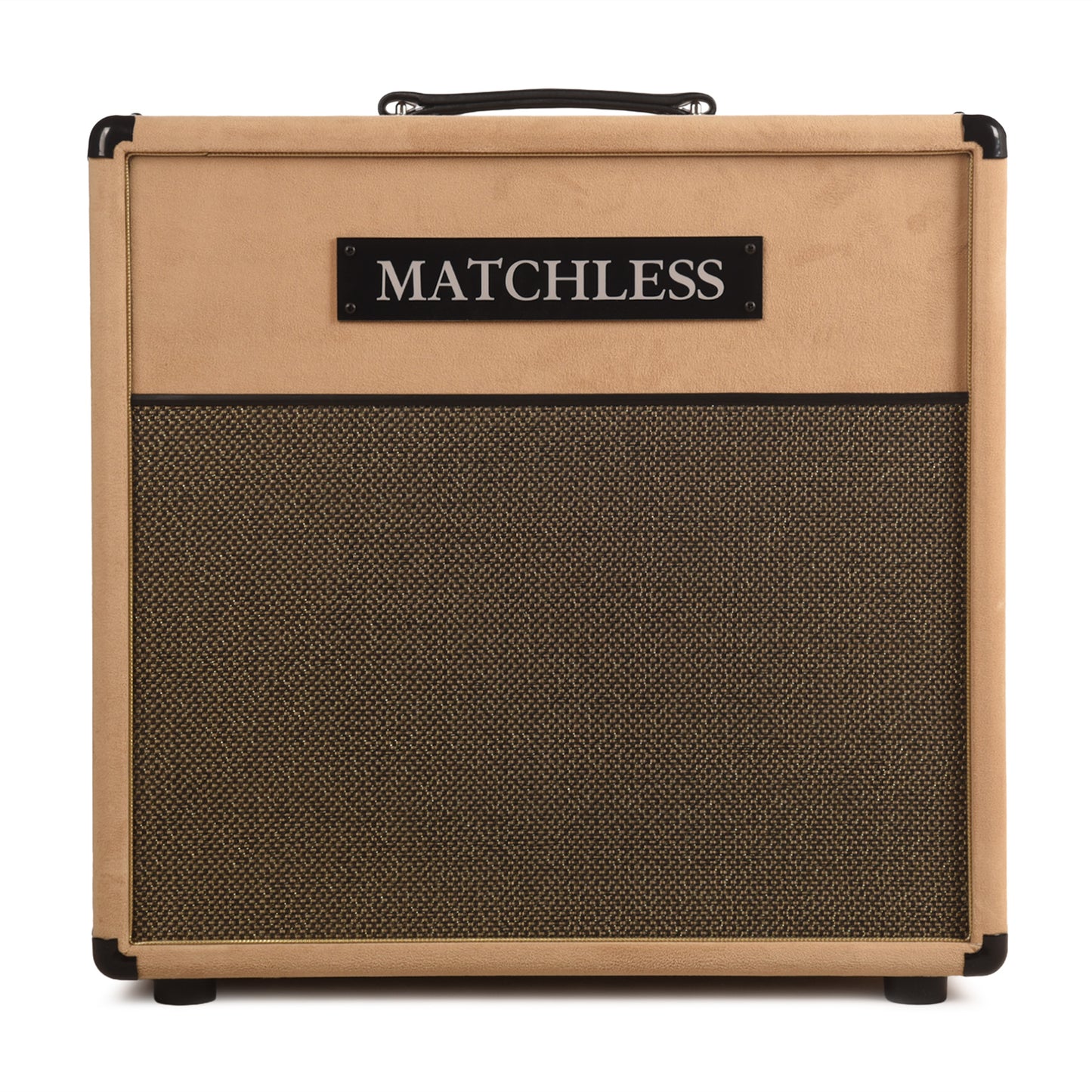Matchless ESS112 30W 8ohm 1x12" Open Back Cabinet Light Camel Suede w/ Gold Cloth Amps / Guitar Amps / Guitar Cabinets