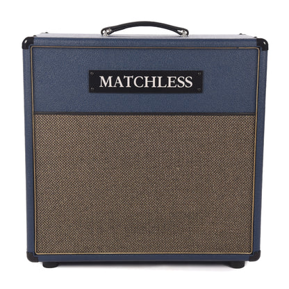 Matchless ESS112 30W 8ohm 1x12" Open Back Cabinet Navy w/ Gold Grille Amps / Guitar Amps / Guitar Cabinets