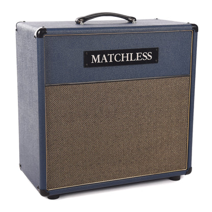 Matchless ESS112 30W 8ohm 1x12" Open Back Cabinet Navy w/ Gold Grille Amps / Guitar Amps / Guitar Cabinets