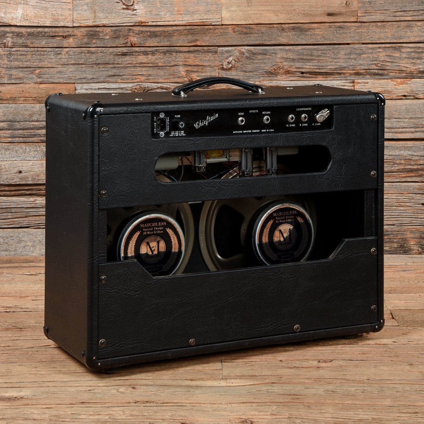 Matchless Chieftan 2x12 Black and Green 1997 Amps / Guitar Cabinets