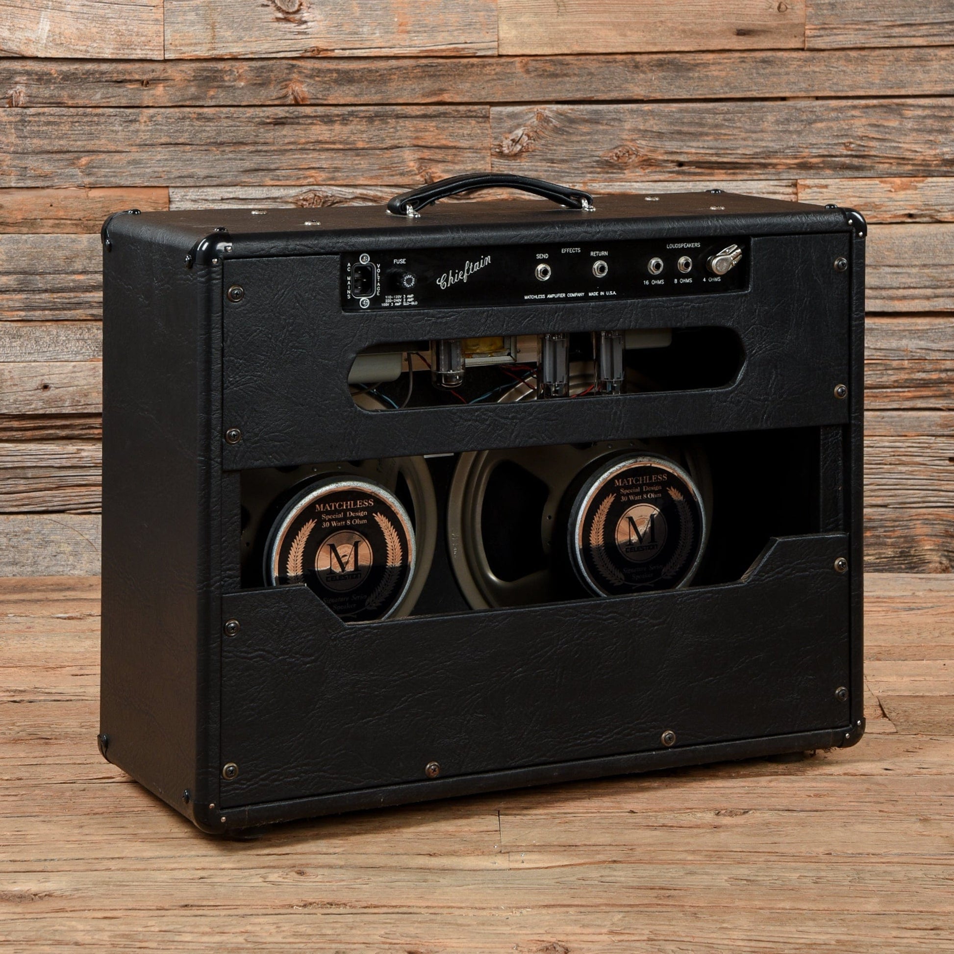 Matchless Chieftan 2x12 Black and Green 1997 Amps / Guitar Cabinets