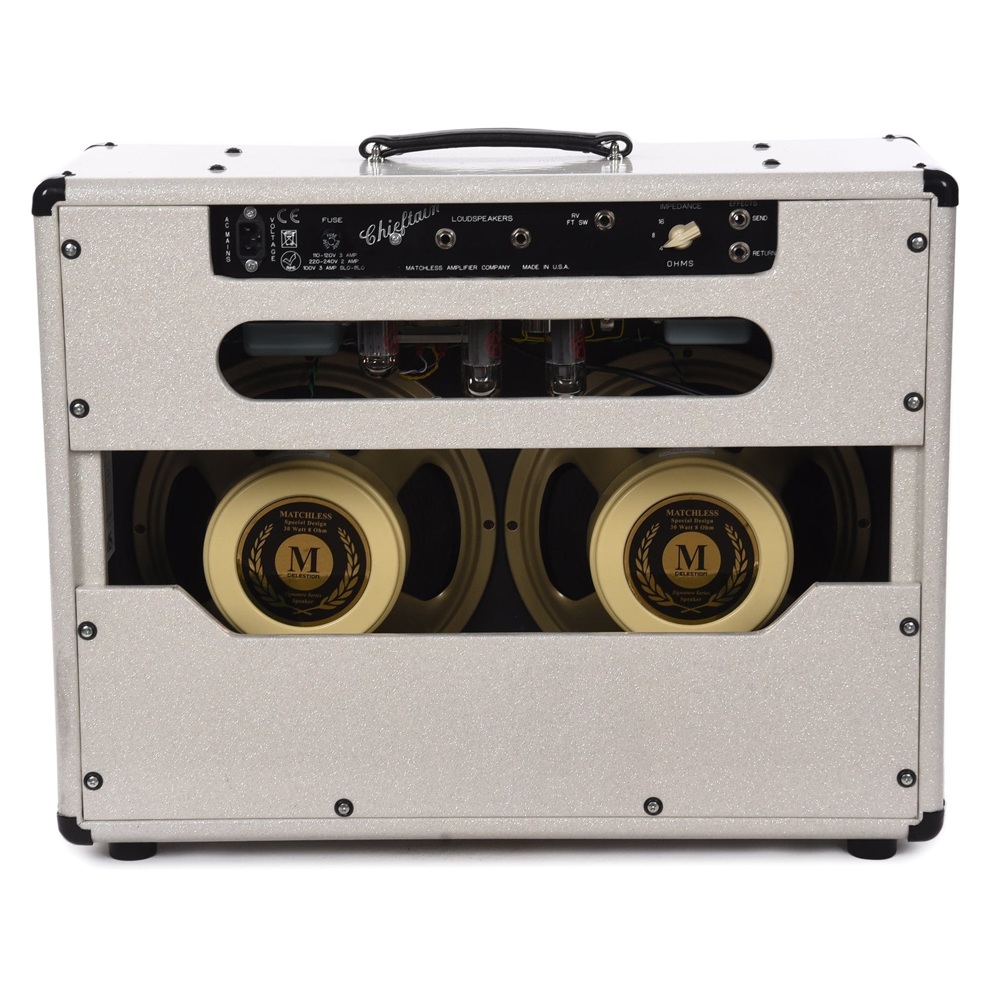 Matchless Chieftan Reverb 40W 2x12" Combo Sparkle Cream w/ Silver Grill Amps / Guitar Combos
