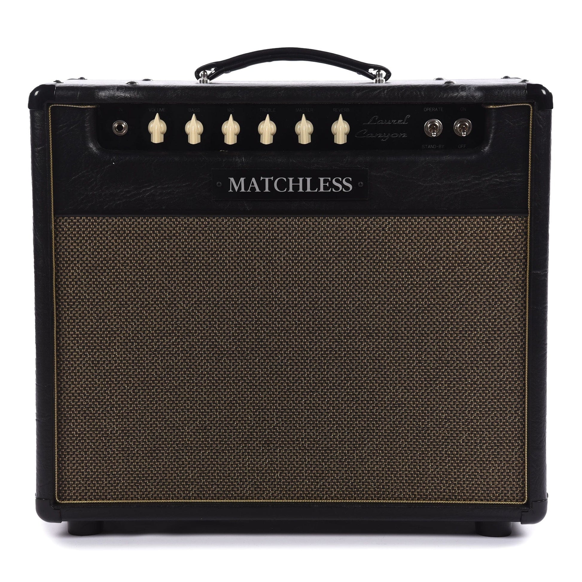 Matchless Laurel Canyon Reverb 20W 1x12" Combo Black w/Gold Grill & Piping Amps / Guitar Combos