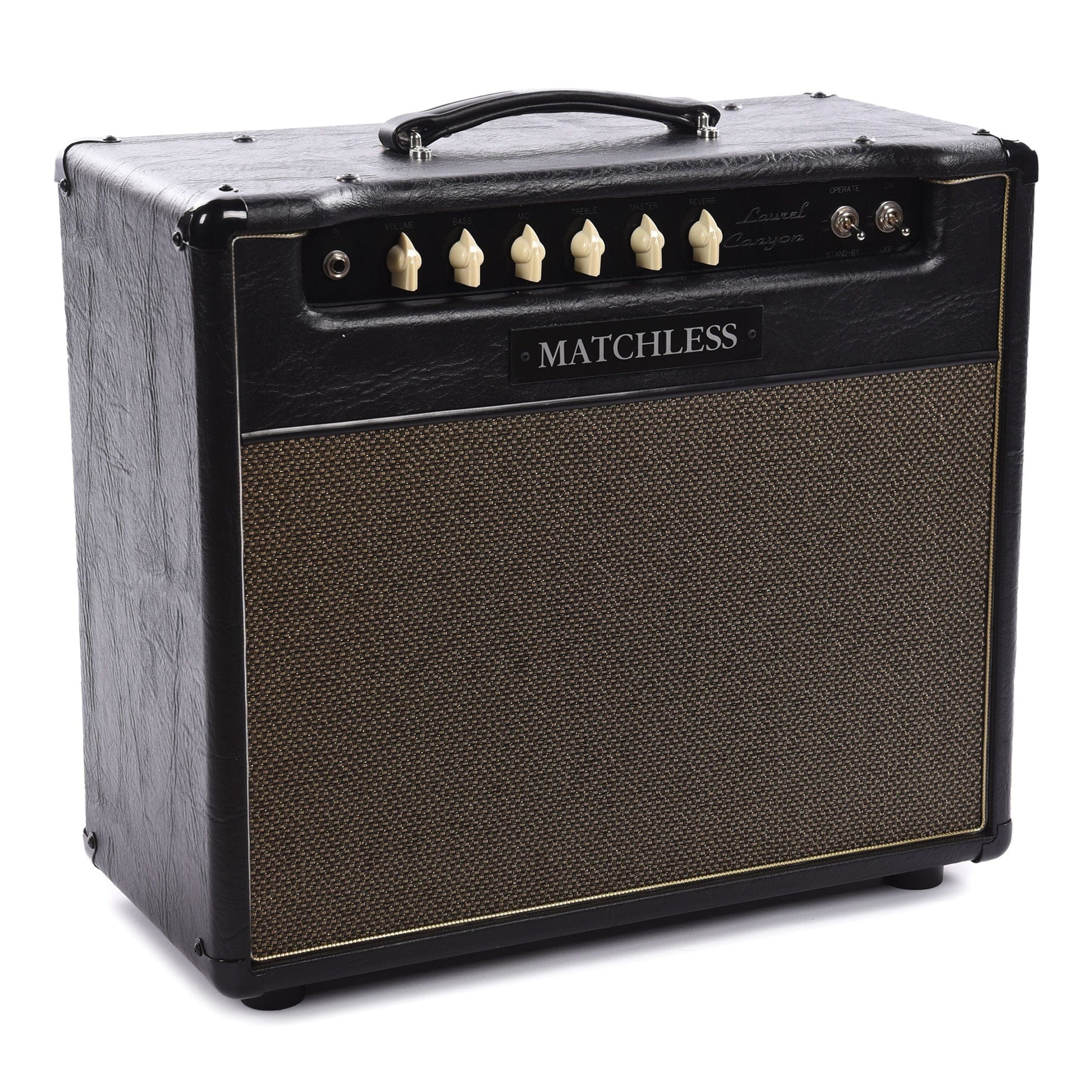 Matchless Laurel Canyon Reverb 20W 1x12" Combo Black w/Gold Grill & Piping Amps / Guitar Combos