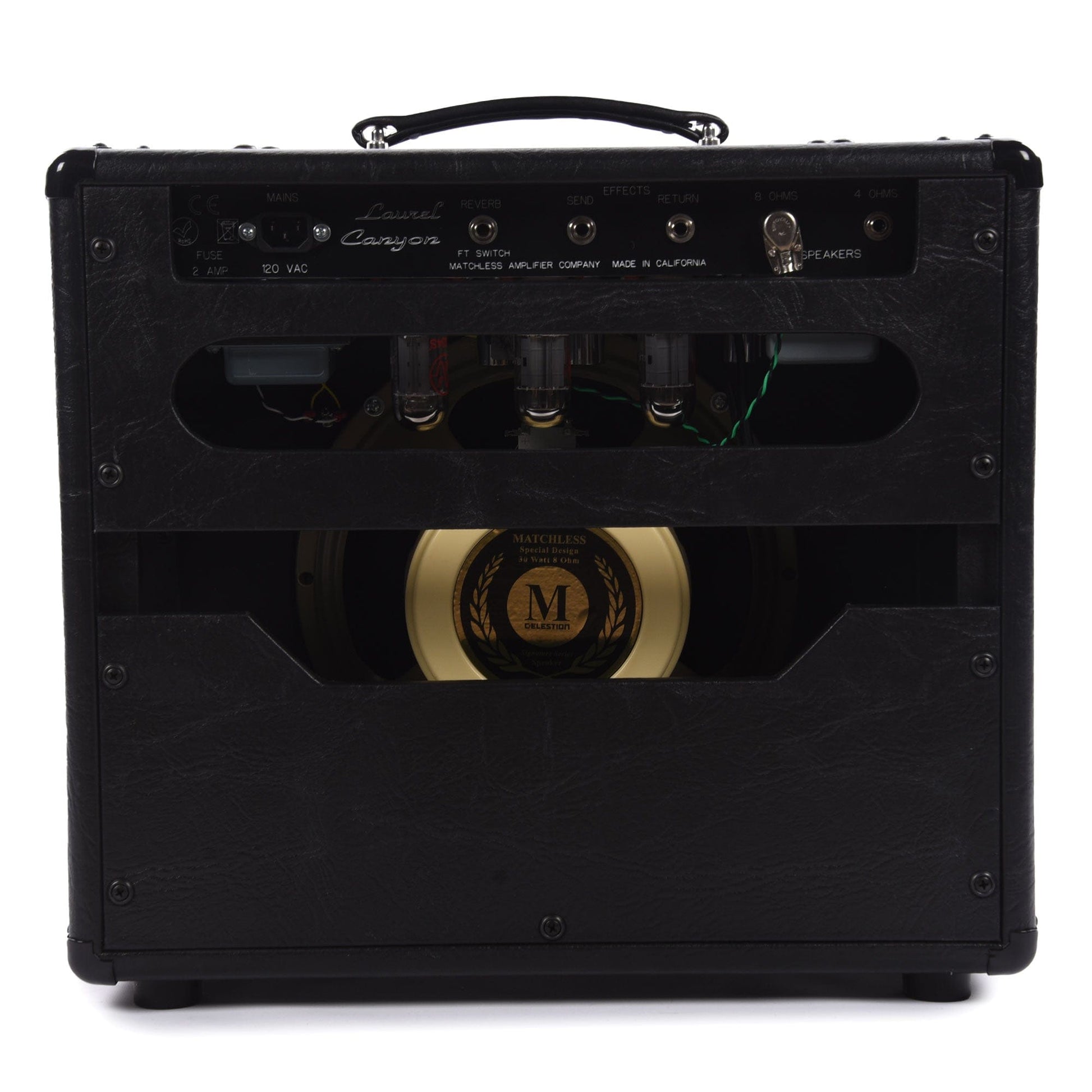 Matchless Laurel Canyon Reverb 20W 1x12" Combo Black w/Gold Grill & Piping Amps / Guitar Combos