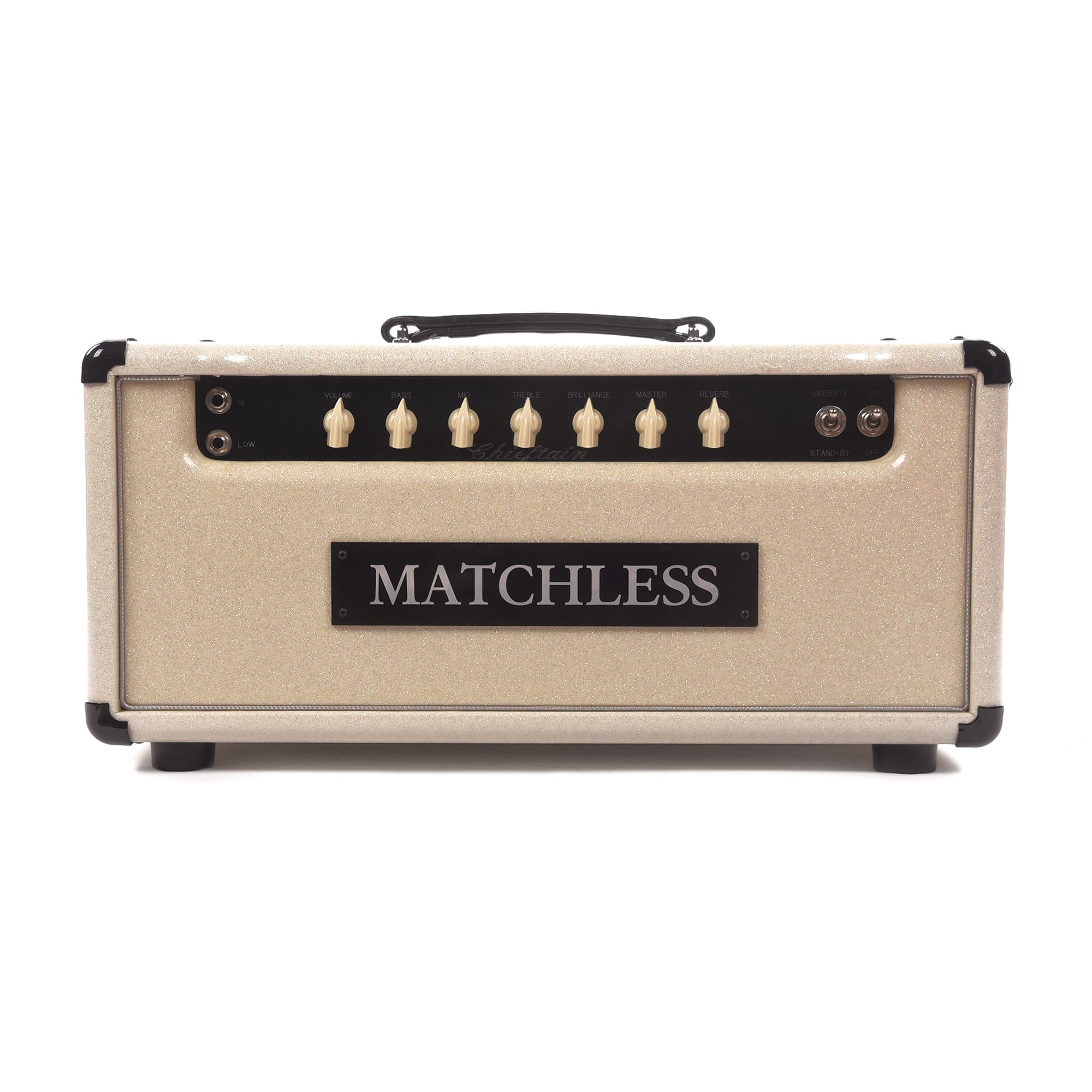 Matchless Chieftan Reverb 40W Head Sparkle Cream Amps / Guitar Heads