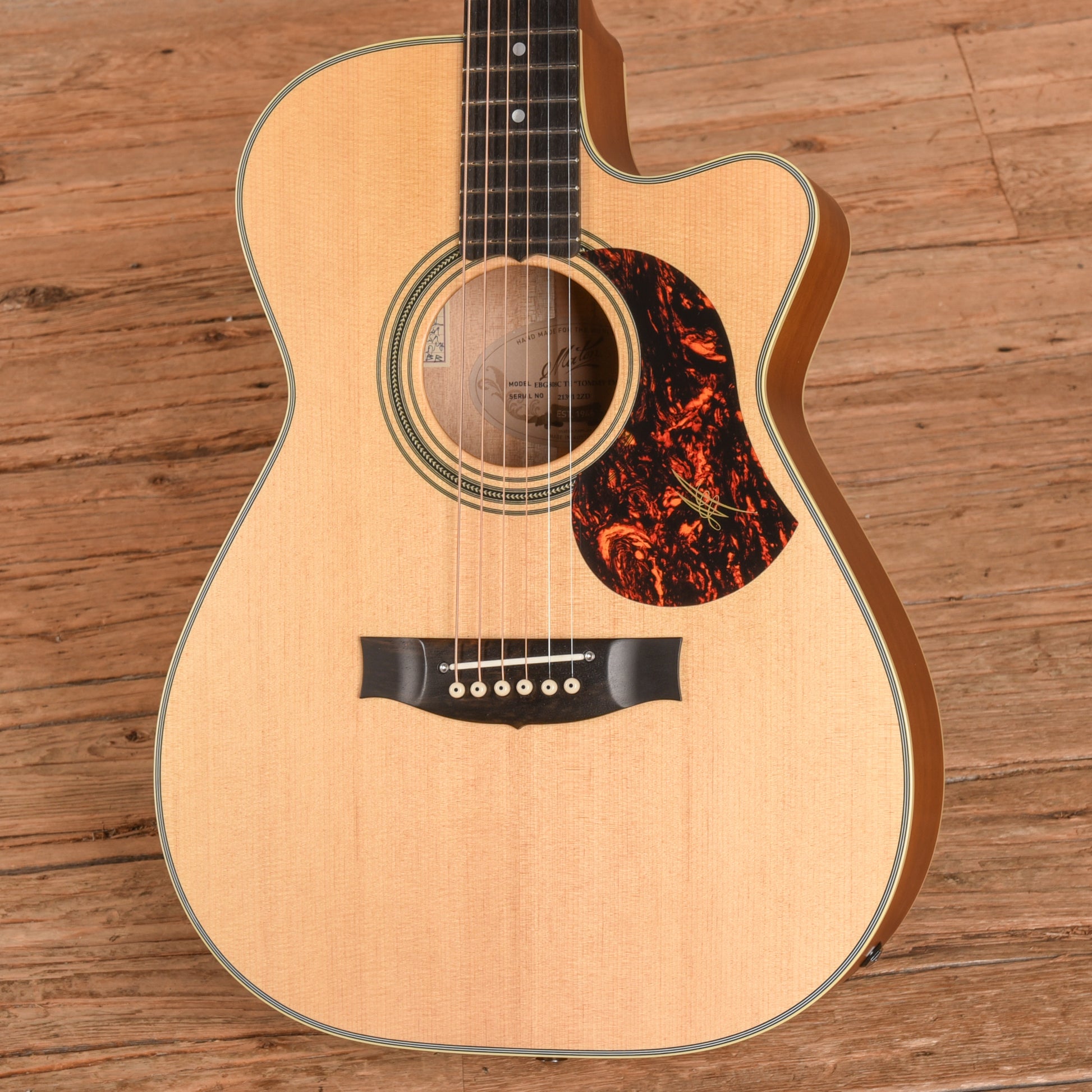 Maton EBG808-TE Tommy Emmanuel Signature Natural Acoustic Guitars / OM and Auditorium