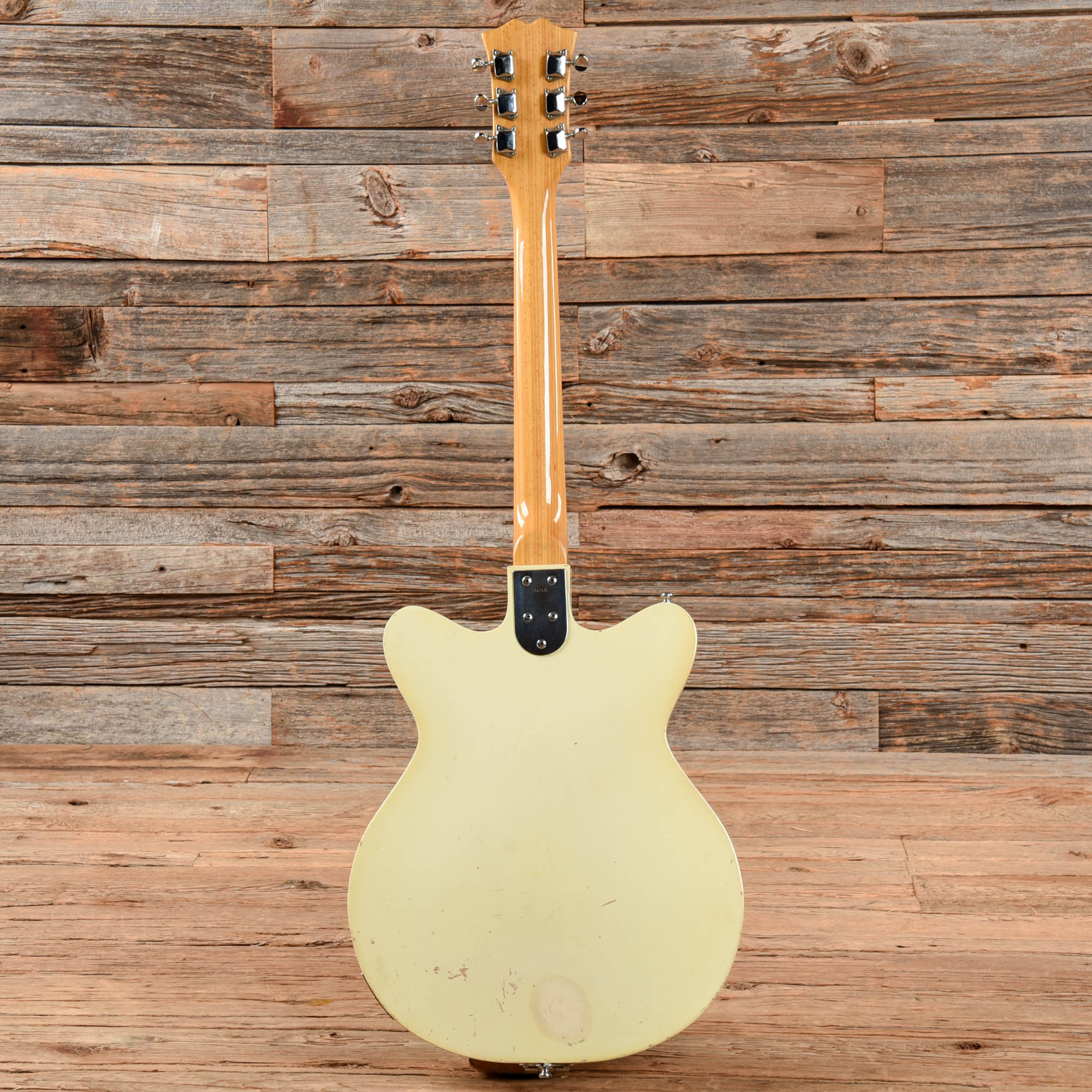 Mayfair Deluxe White 1960s Electric Guitars / Hollow Body