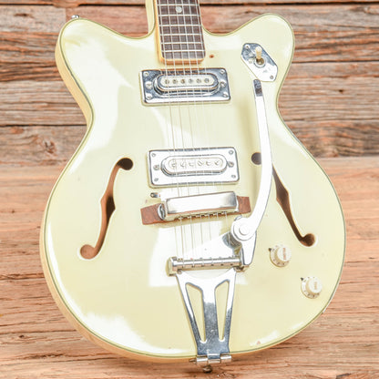 Mayfair Deluxe White 1960s Electric Guitars / Hollow Body