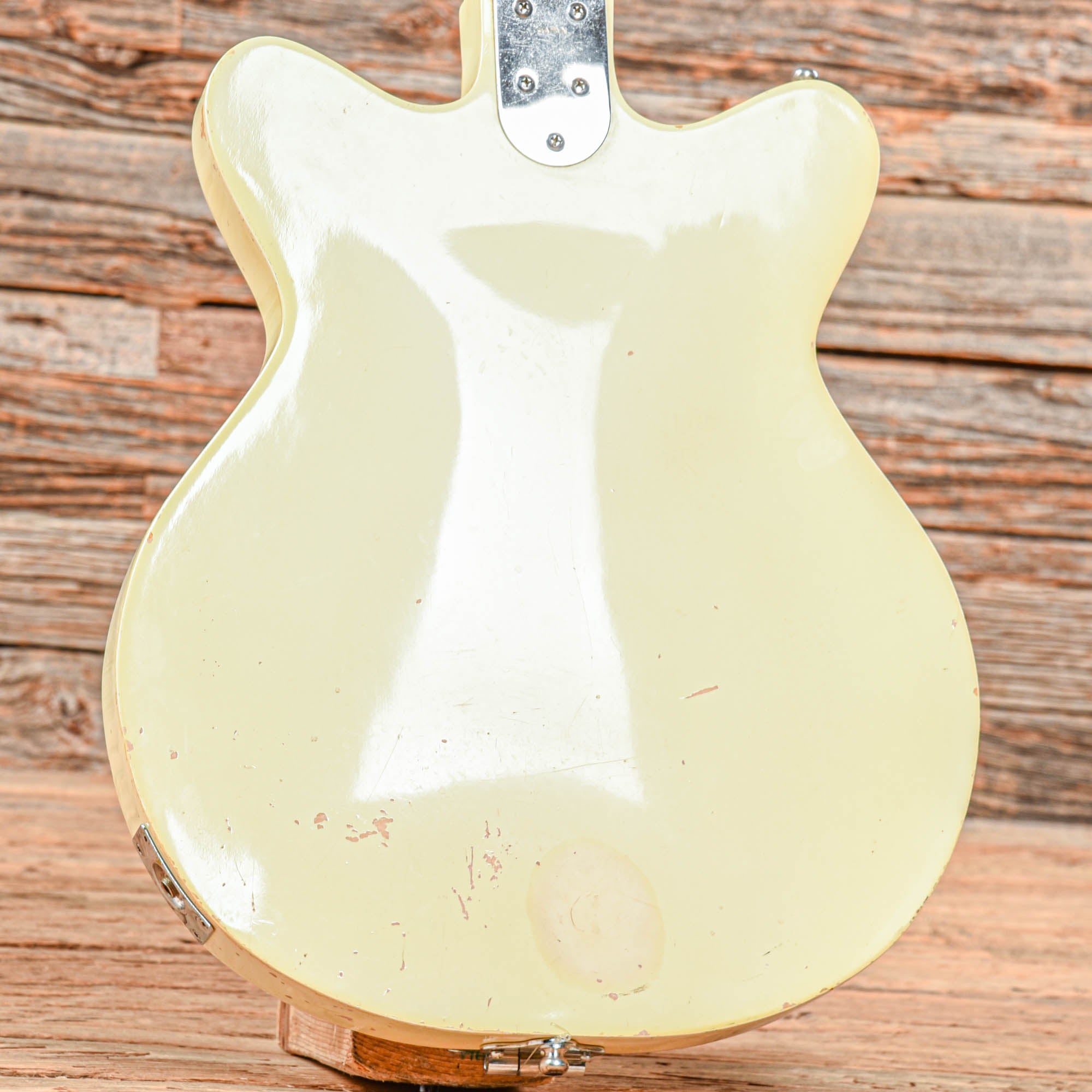 Mayfair Deluxe White 1960s Electric Guitars / Hollow Body
