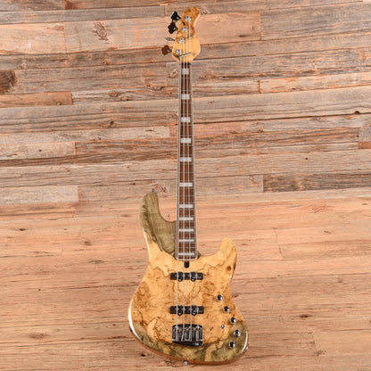 Mayones Jabba Custom BB 4-String Buckeye Burl Natural Gloss 2021 Bass Guitars / 4-String
