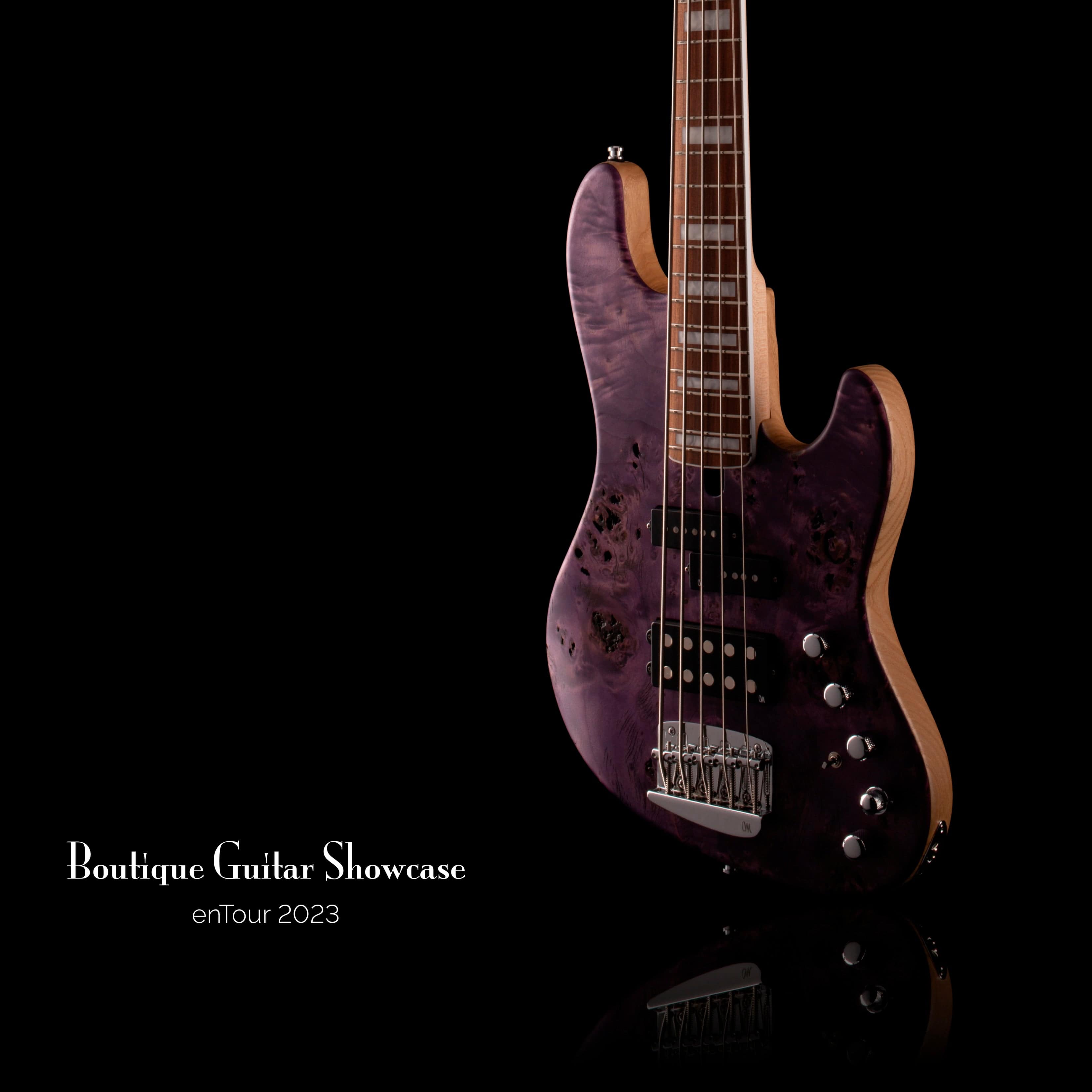 Mayones Jabba Malaman 5 Raw Antique Violet Bass Guitars / 4-String