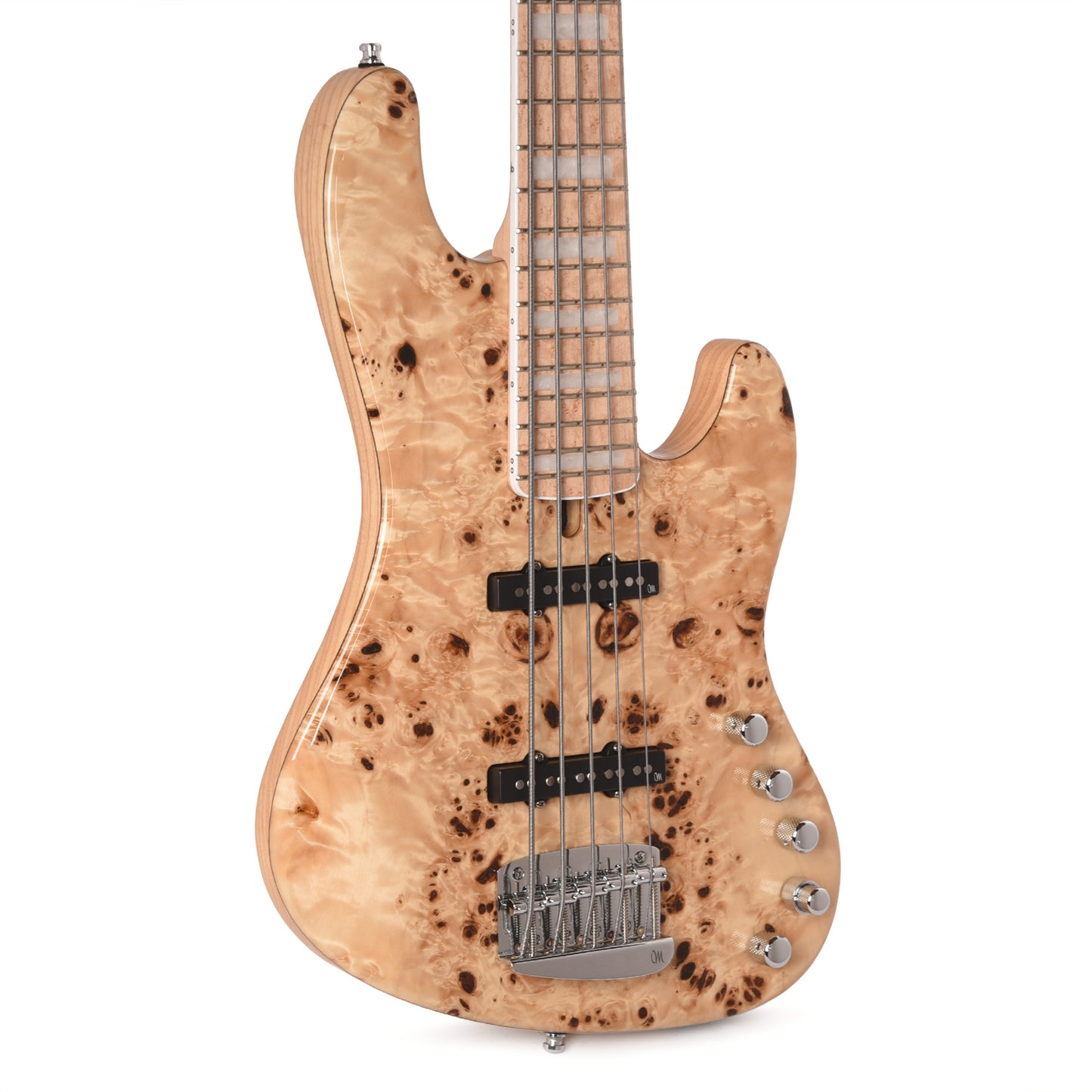 Mayones Jabba Custom 5 3A Eye Poplar/Swamp Ash Natural (Displayed at NAMM 2026) Bass Guitars / 5-String or More