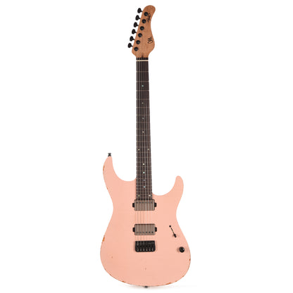 Mayones Aquila 6 Alder Aged Monolith Shell Pink Electric Guitars / Solid Body