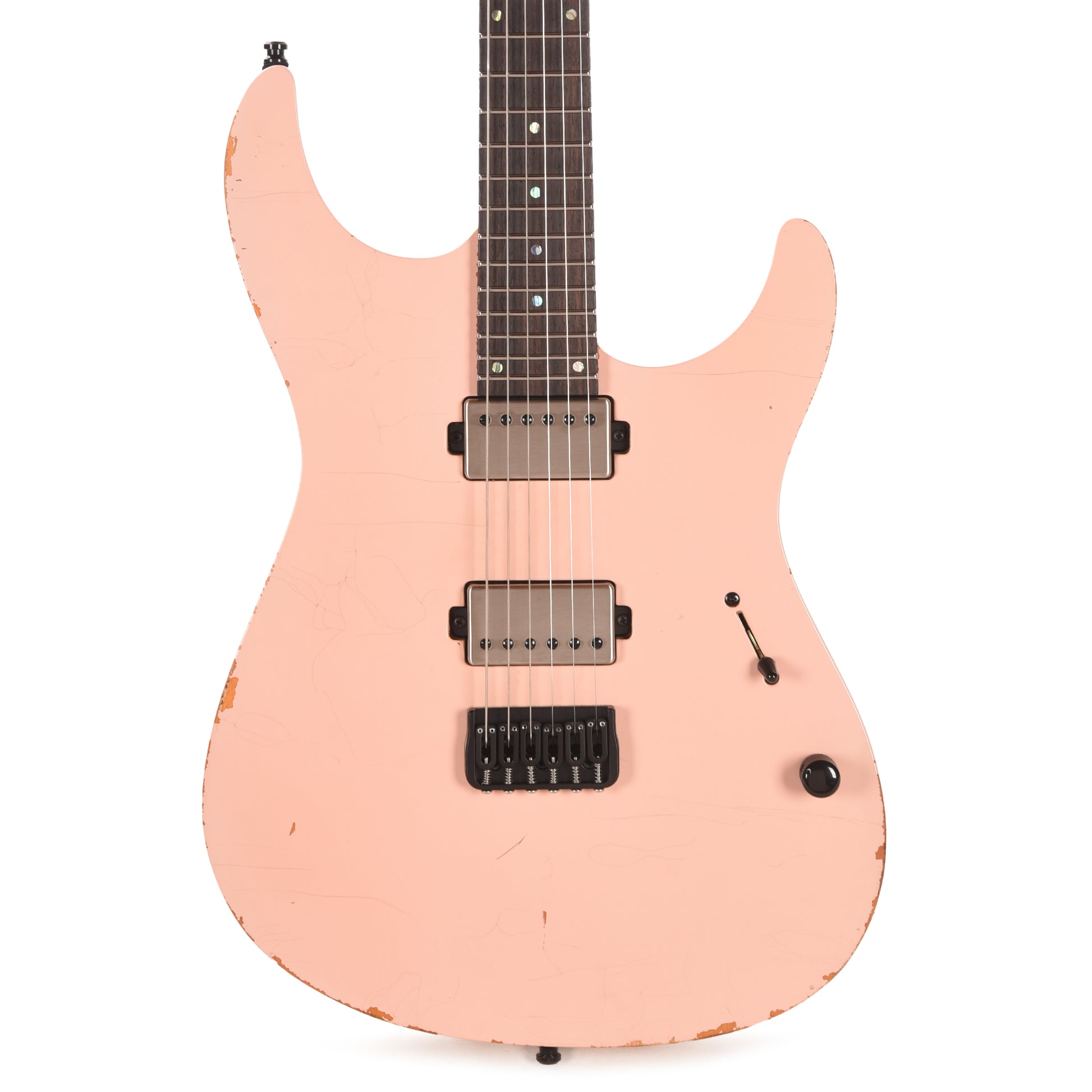 Mayones Aquila 6 Alder Aged Monolith Shell Pink Electric Guitars / Solid Body