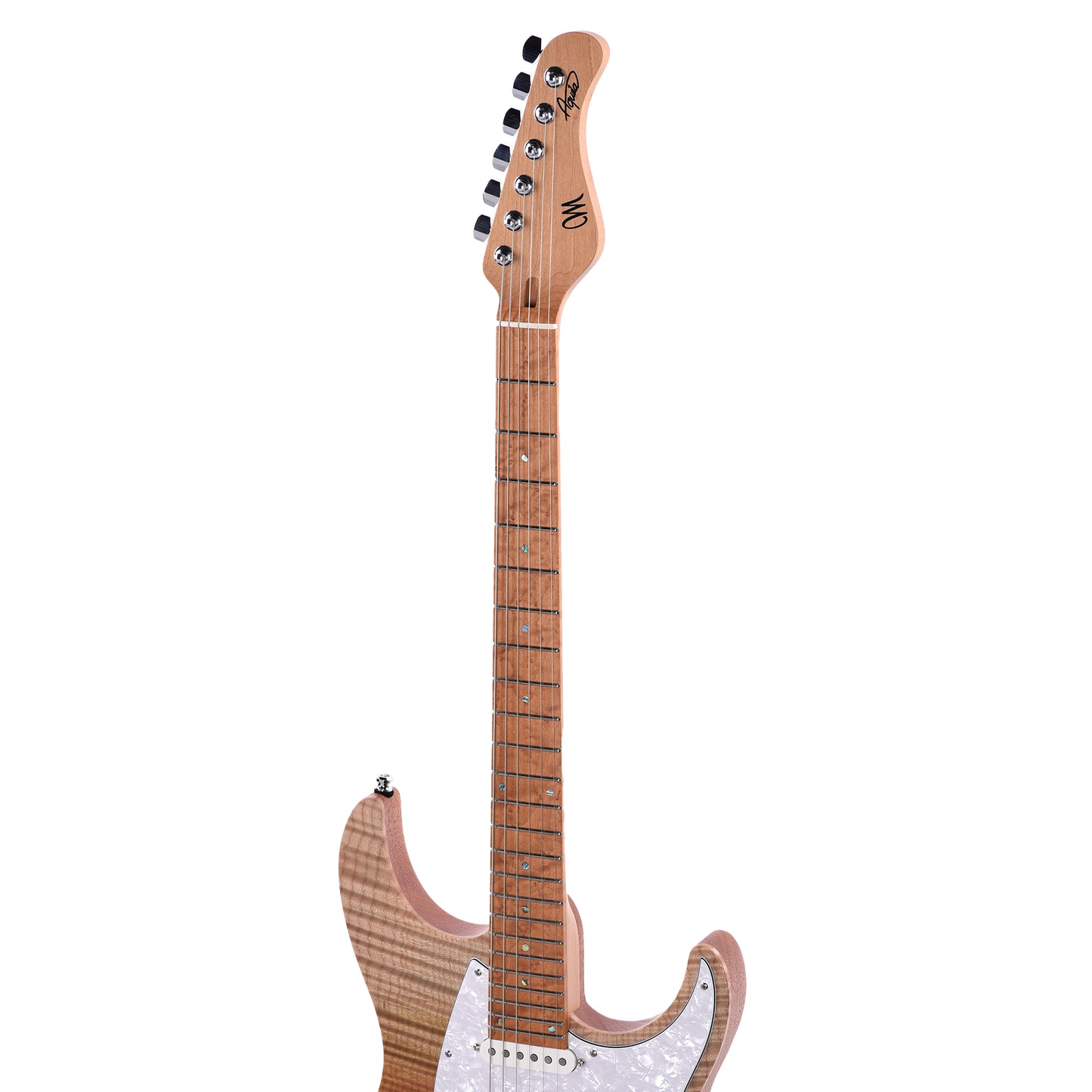 Mayones Aquila Elite 6 Flamed Maple 4A/Mahogany Custom Honey Fade Electric Guitars / Solid Body