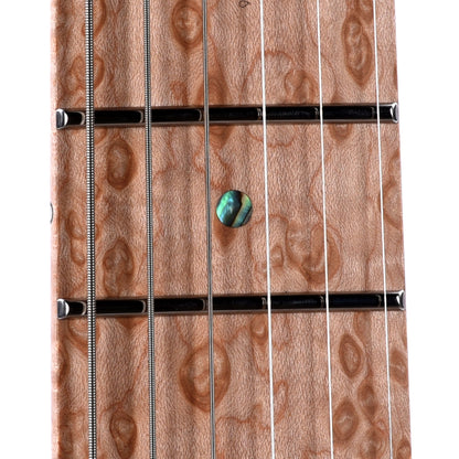 Mayones Aquila Elite S 6 Master Grade Buckeye Burl/Swamp Ash Trans Natural Black Burst Satin Electric Guitars / Solid Body