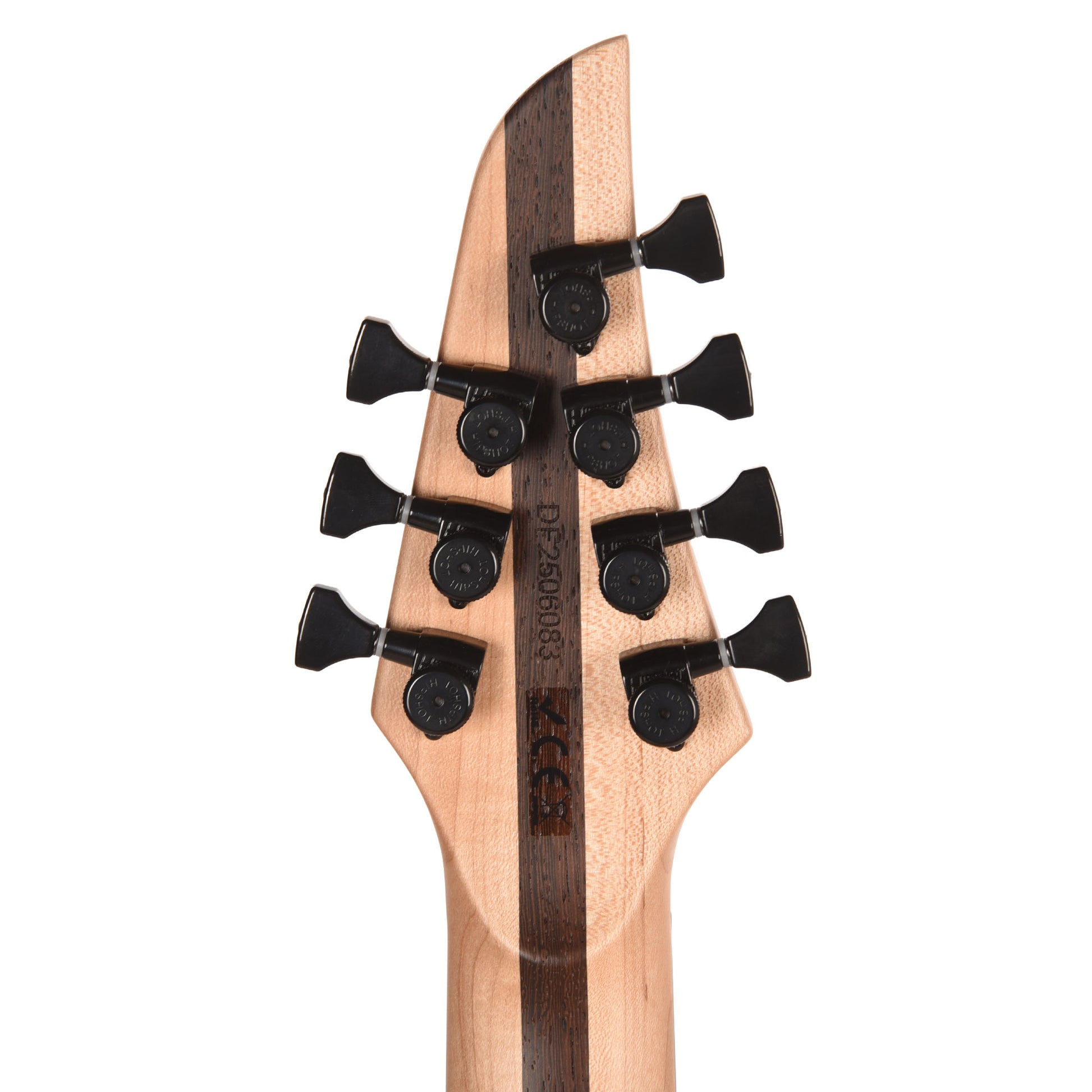 Mayones Duvell Elite 4Ever 7 AAA Curly Poplar Natural Fade Black Burst Electric Guitars / Solid Body