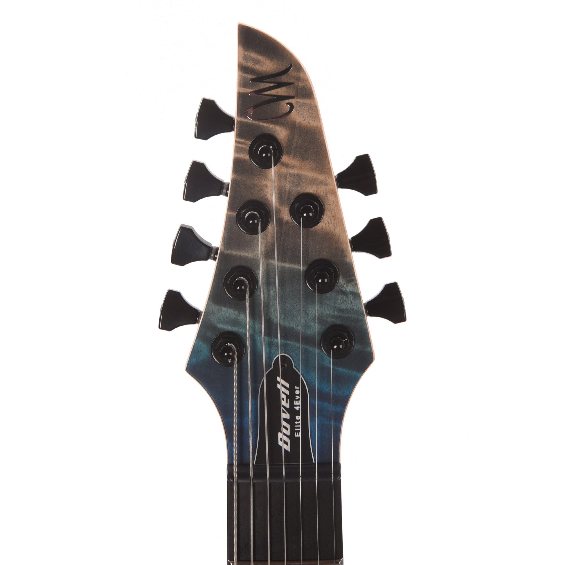 Mayones Duvell Elite 4Ever 7-String 4A Curly Poplar/Mahogany Jeans Black Blue Horizon Electric Guitars / Solid Body