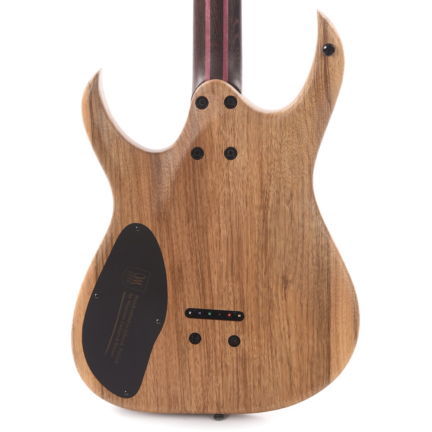 Mayones Duvell Elite 6 Flamed Maple 4A/Black Limba Black Feather Electric Guitars / Solid Body