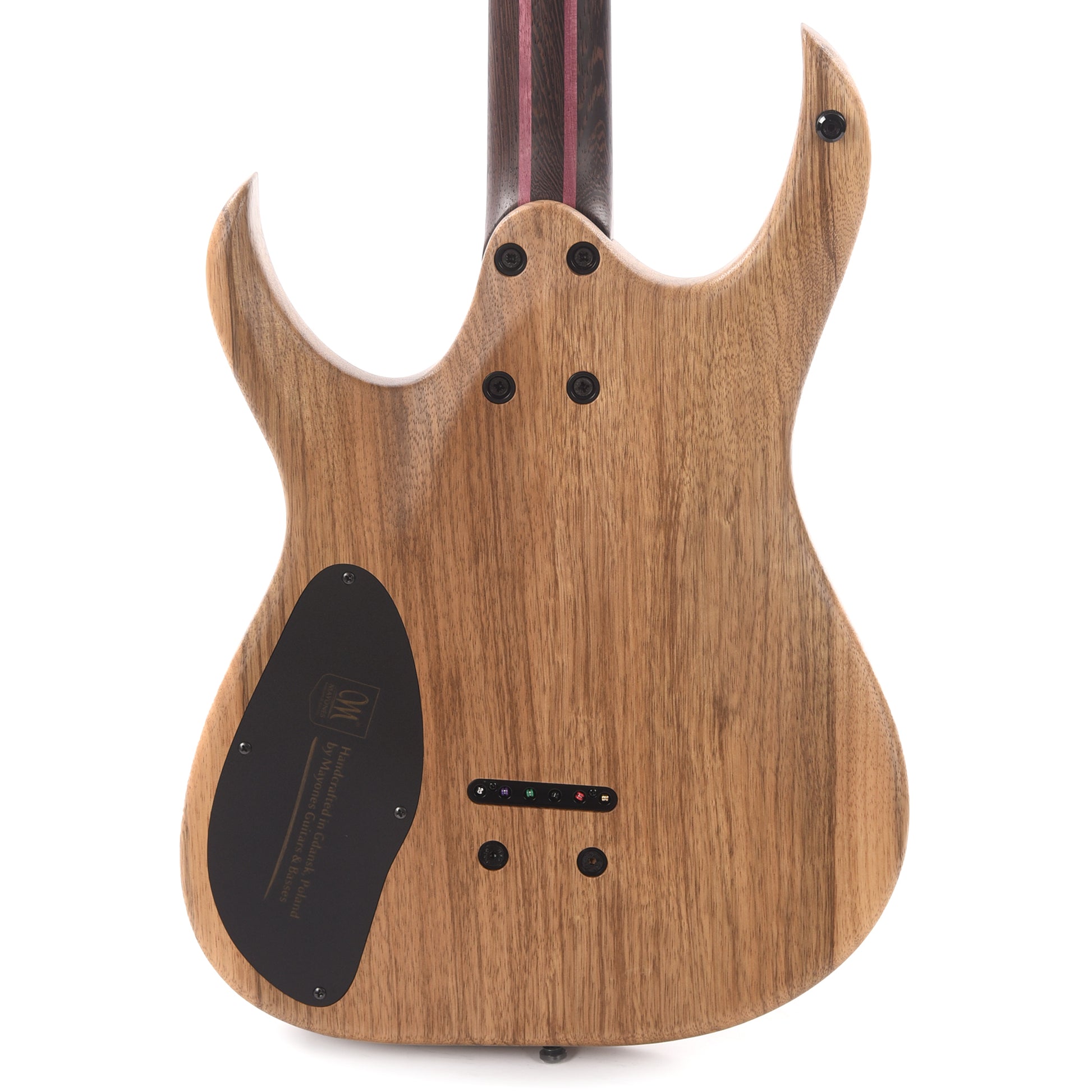Mayones Duvell Elite 6 Flamed Maple 4A/Black Limba Black Feather Electric Guitars / Solid Body