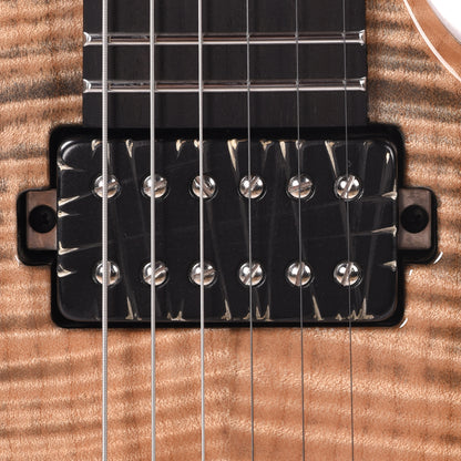 Mayones Duvell Elite 6 Flamed Maple 4A/Black Limba Black Feather Electric Guitars / Solid Body