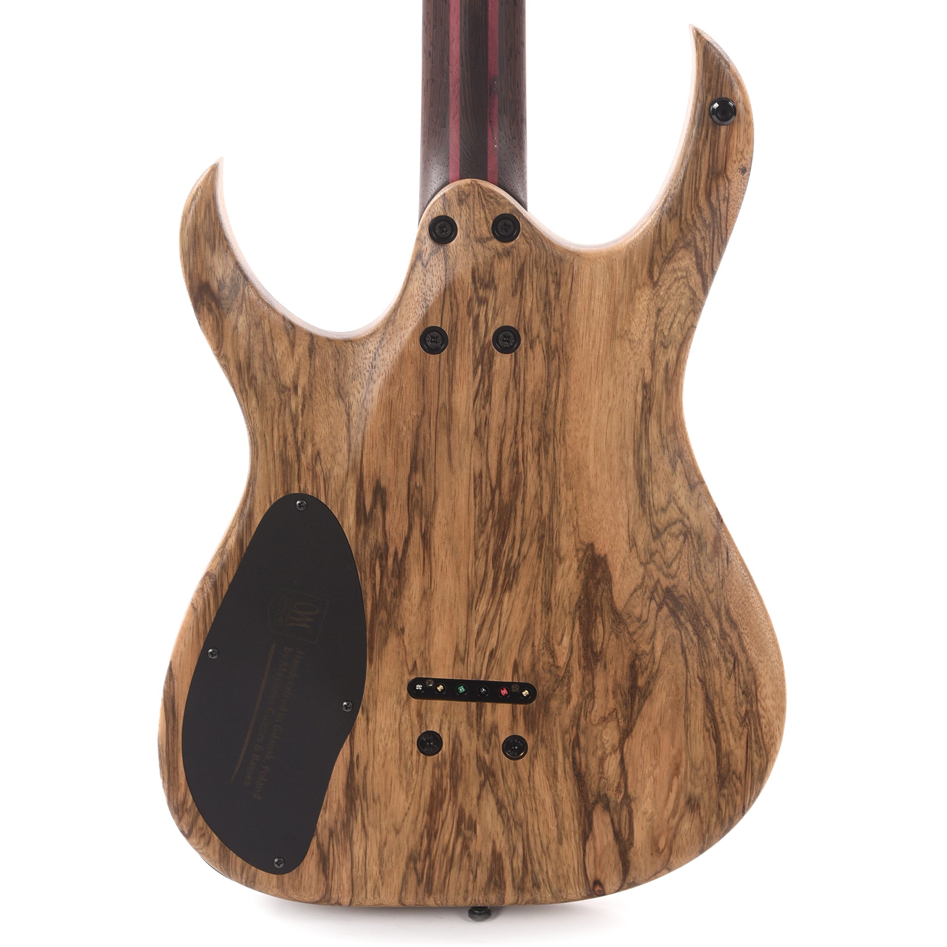 Mayones Duvell Elite 6 Master Grade Buckeye Burl/Black Limba Natural Electric Guitars / Solid Body