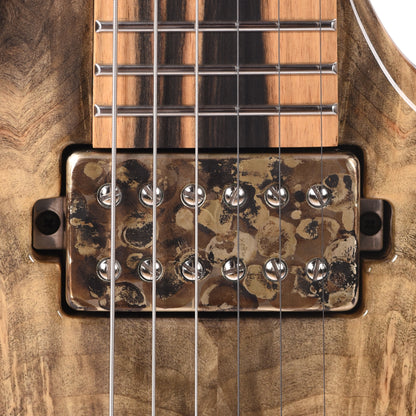 Mayones Duvell Elite 6 Master Grade Buckeye Burl/Black Limba Natural Electric Guitars / Solid Body