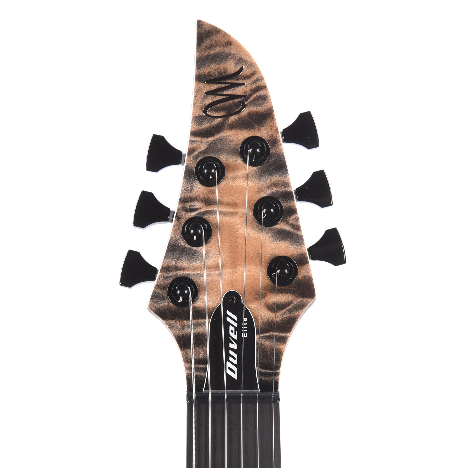 Mayones Duvell Elite 6 Quilted Maple 4A/Black Limba Black Feather Electric Guitars / Solid Body
