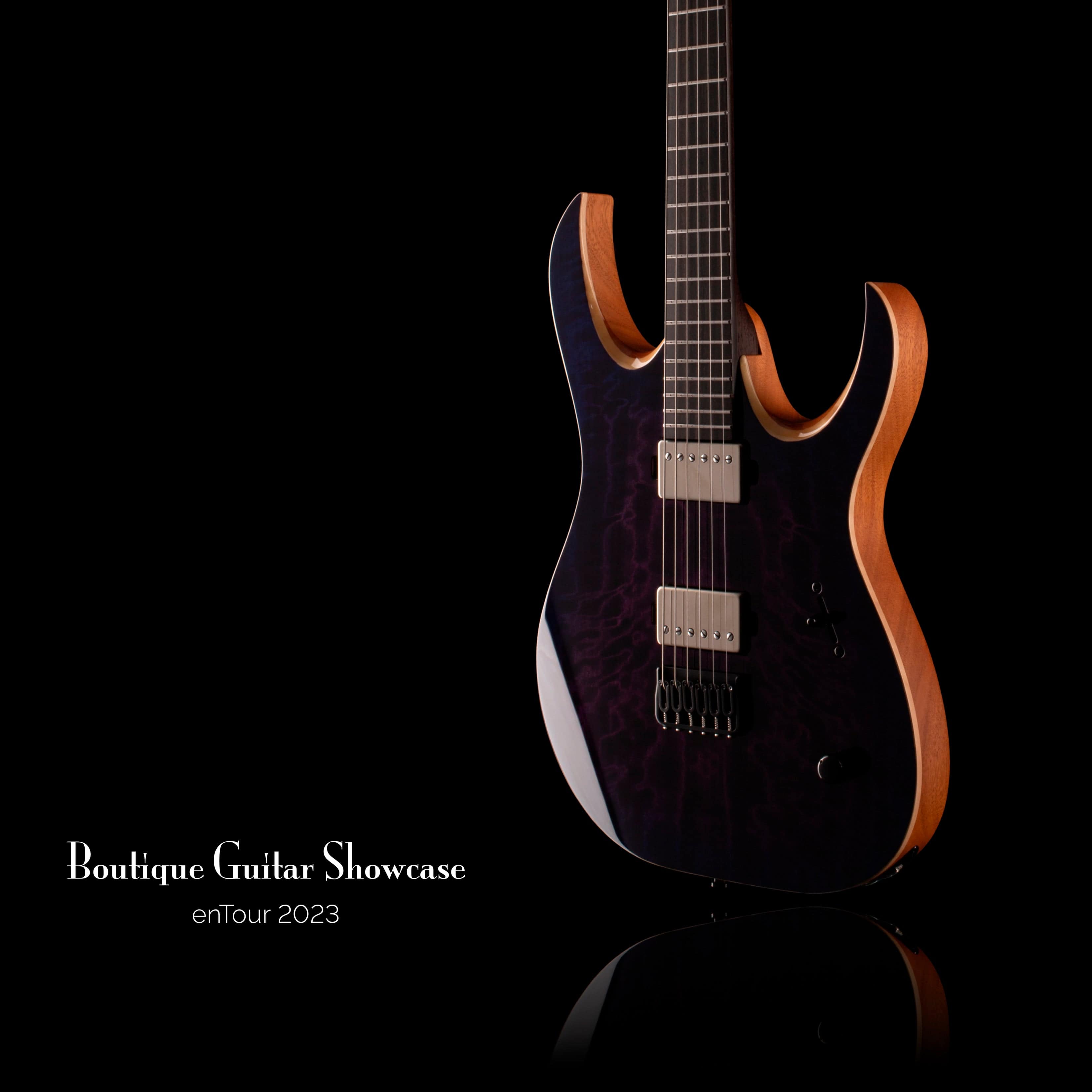 Mayones Duvell Elite 6 Transparent Dirty Purple Blue Burst Electric Guitars / Solid Body