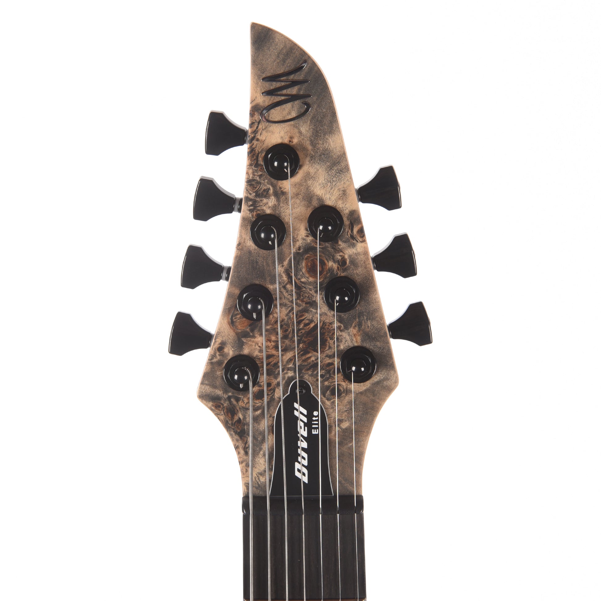 Mayones Duvell Elite 7 3A Eye Poplar/Mahogany Trans Graphite Electric Guitars / Solid Body