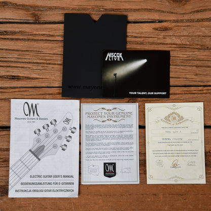 Mayones Duvell Elite Black Horizon Electric Guitars / Solid Body