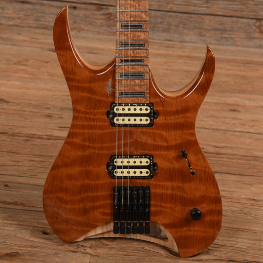 Mayones Hydra Elite 6 Redwood Burl Brown 2022 Electric Guitars / Solid Body