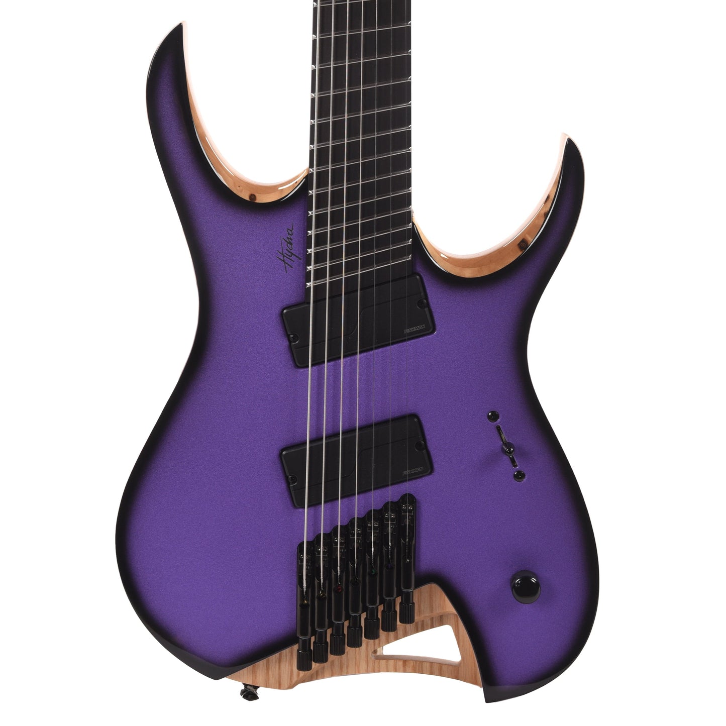 Mayones Hydra Elite VF FSH 7-String 3A Eye Poplar/American Ash Monolith Custom Gloss Electric Guitars / Solid Body