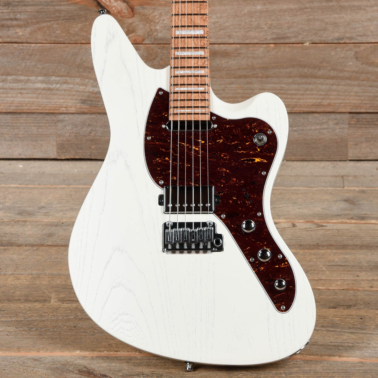Mayones Jassper NIdra 6 Jakub Żytecki Signature Monolith Retro White Electric Guitars / Solid Body