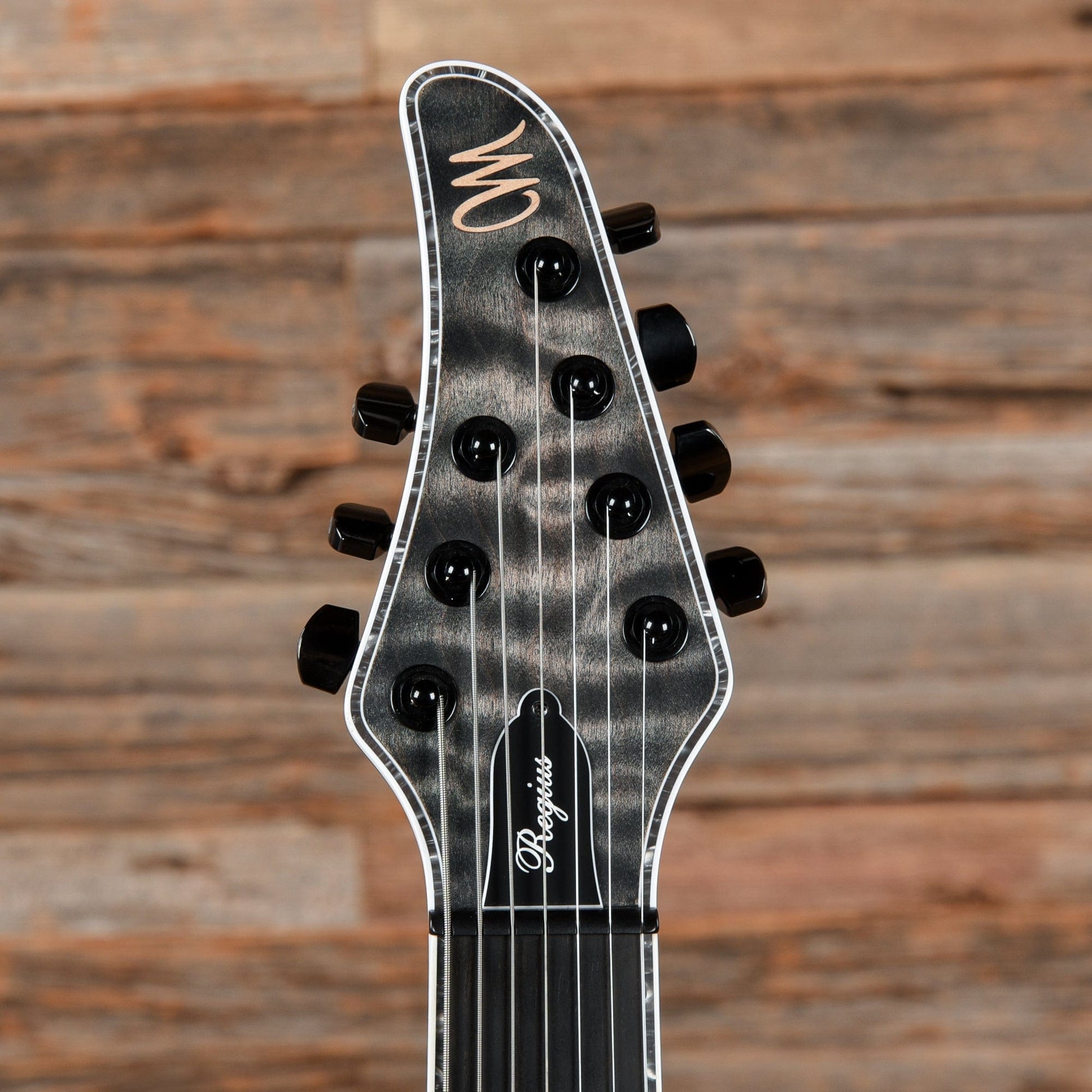 Mayones Regius 7 AAAA Quilt Top Antique Black Matte 2020 Electric Guitars / Solid Body