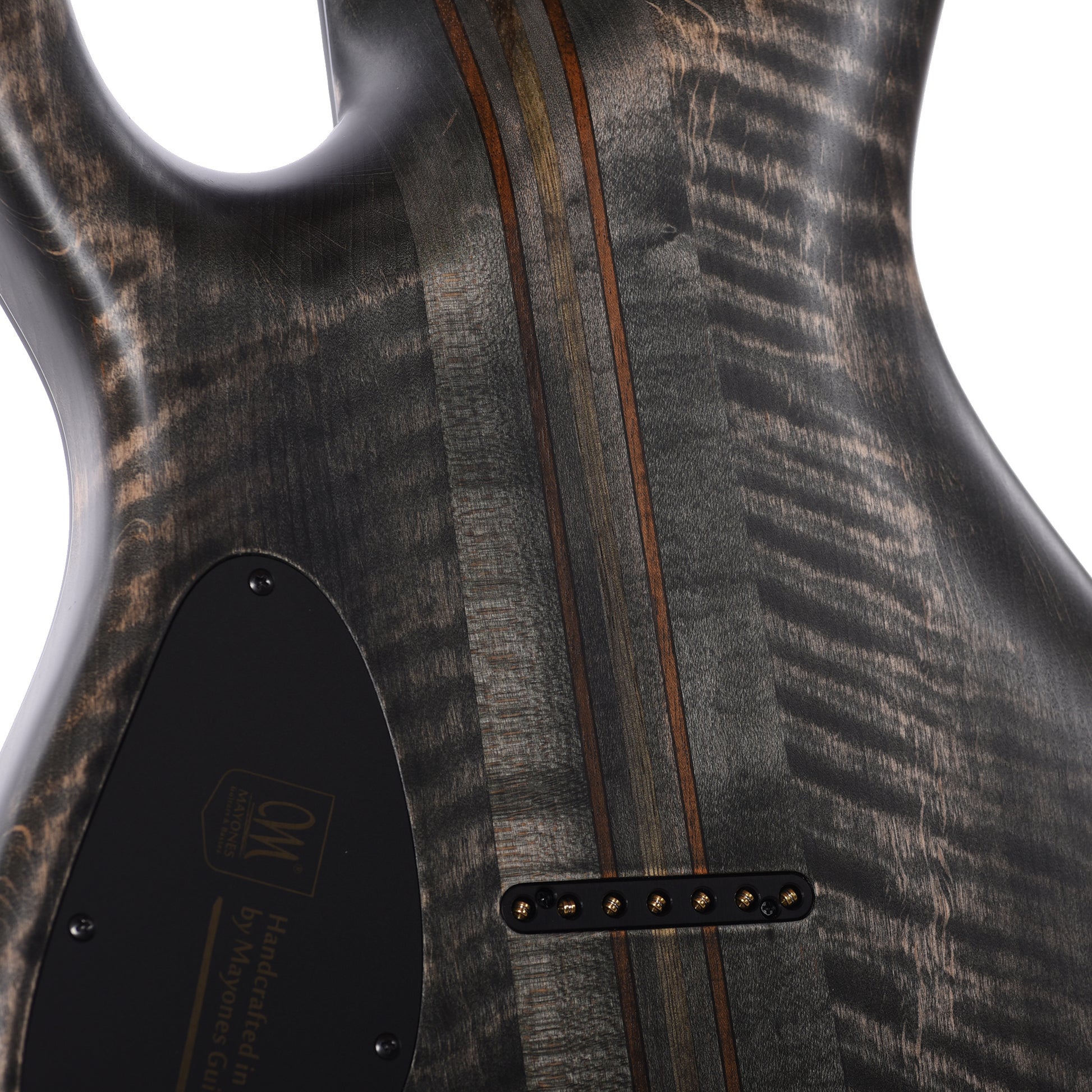 Mayones Regius 7 Curly Poplar 4A/Flamed Alder Trans Dirty Red Electric Guitars / Solid Body