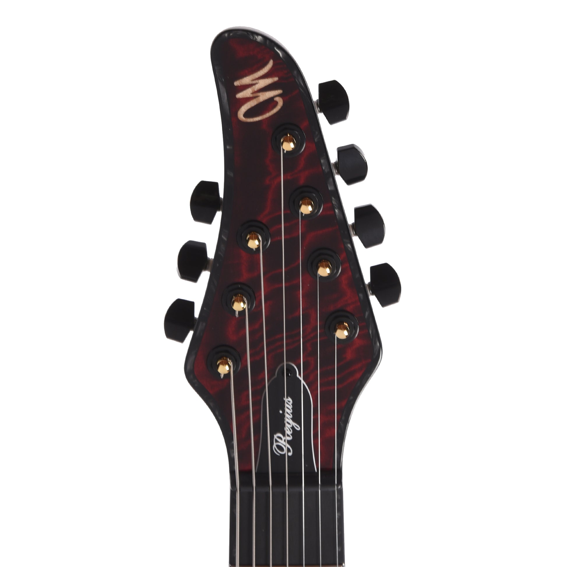 Mayones Regius 7 Curly Poplar 4A/Flamed Alder Trans Dirty Red Electric Guitars / Solid Body