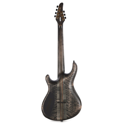 Mayones Regius 7 Curly Poplar 4A/Flamed Alder Trans Dirty Red Electric Guitars / Solid Body